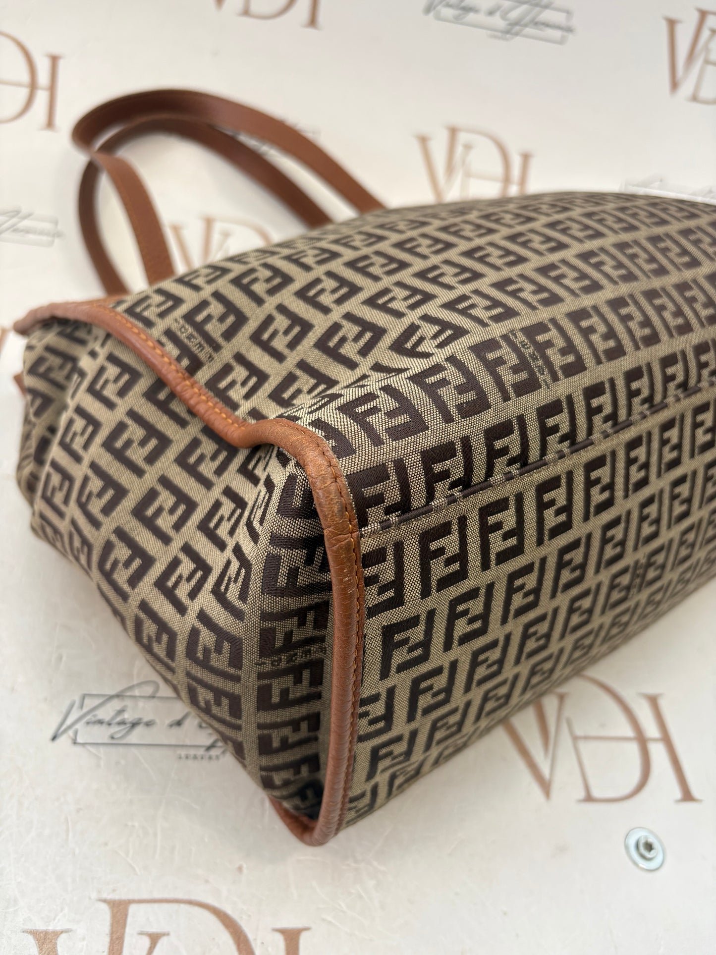 018161 - Fendi Brown Zucchino