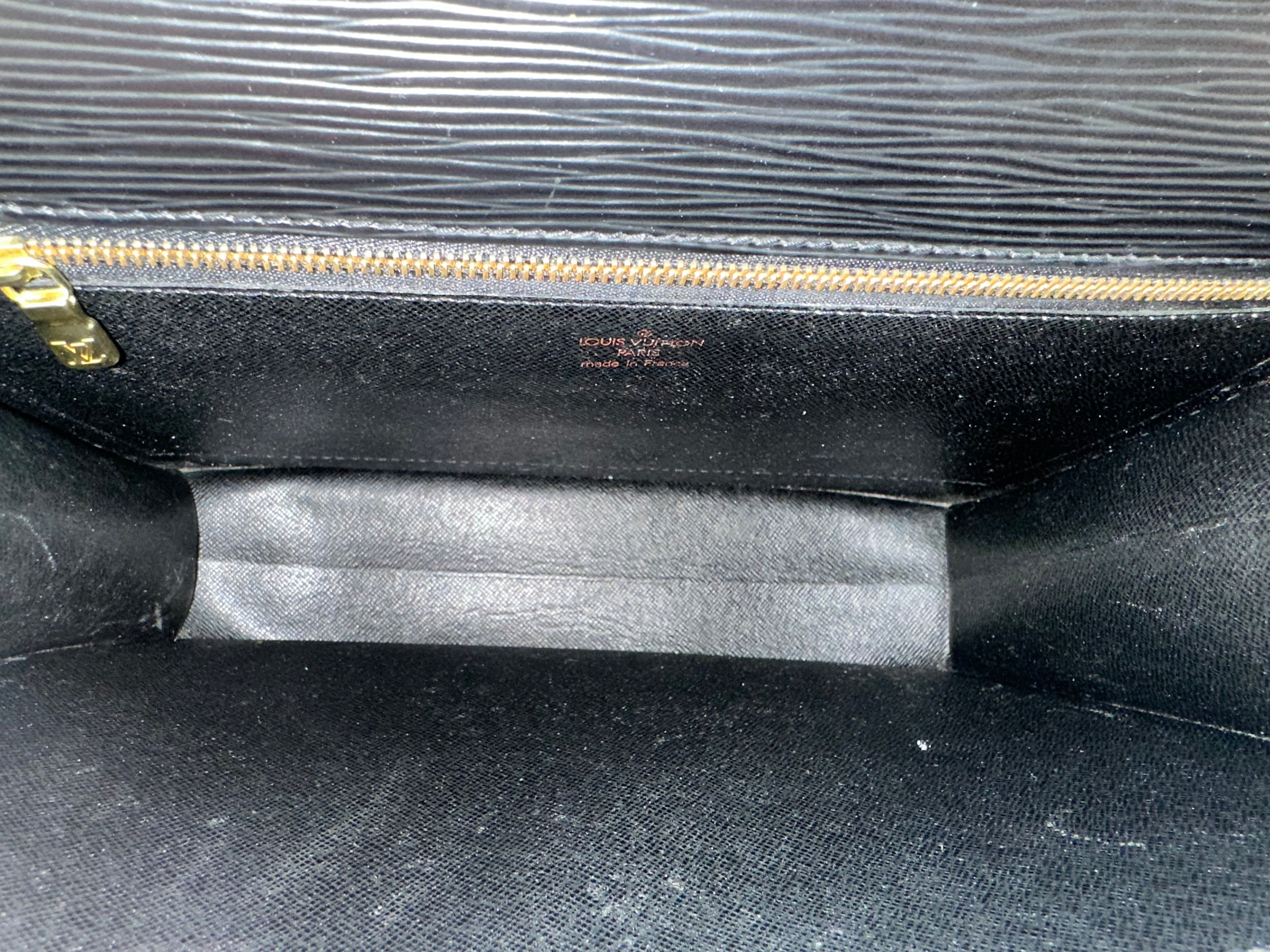 Louis Vuitton Monceau 28 Black Epi