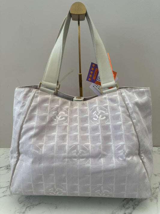 Chanel Pink Jacquard Nylon