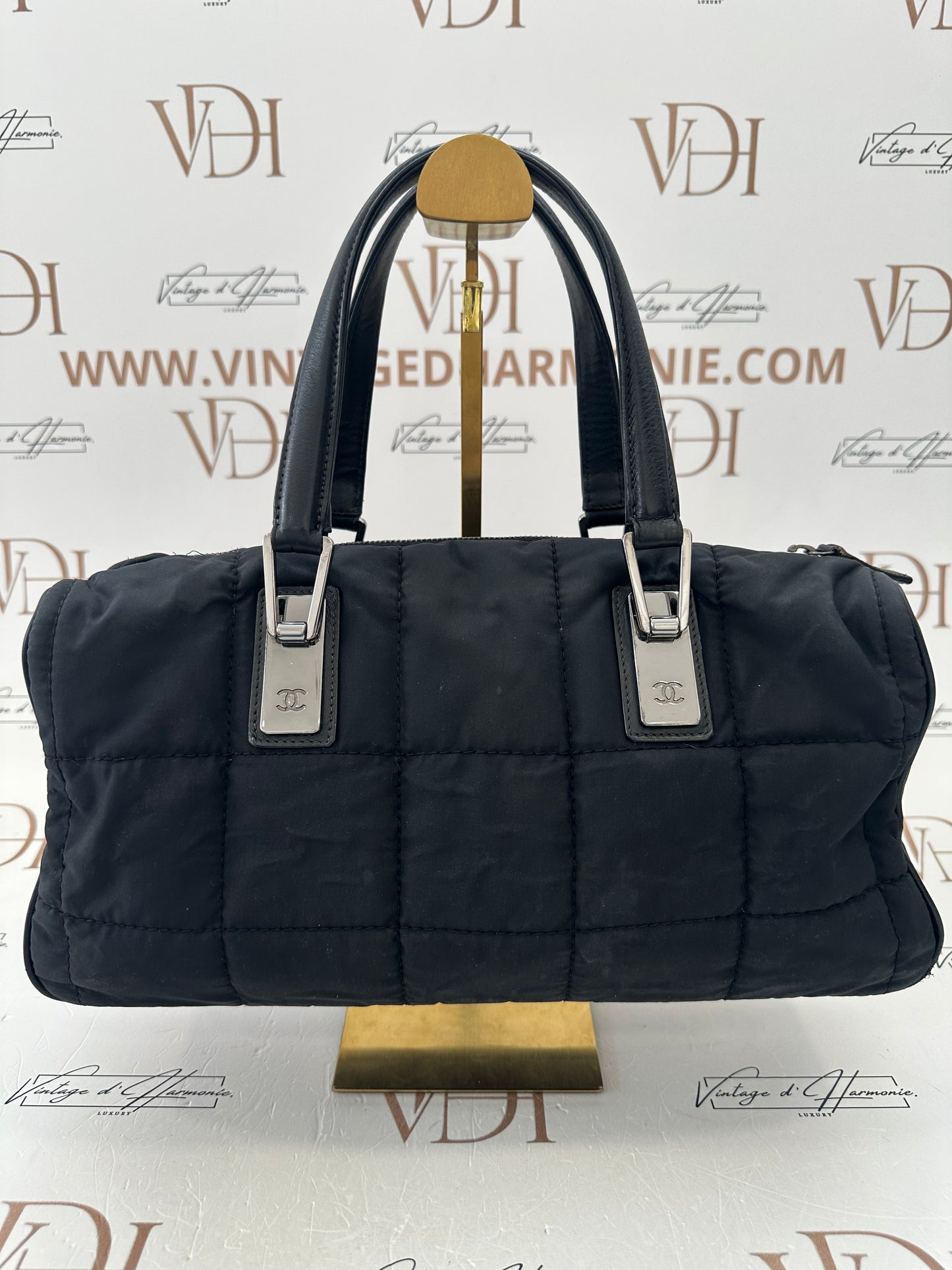 017765 - Chanel Black Nylon