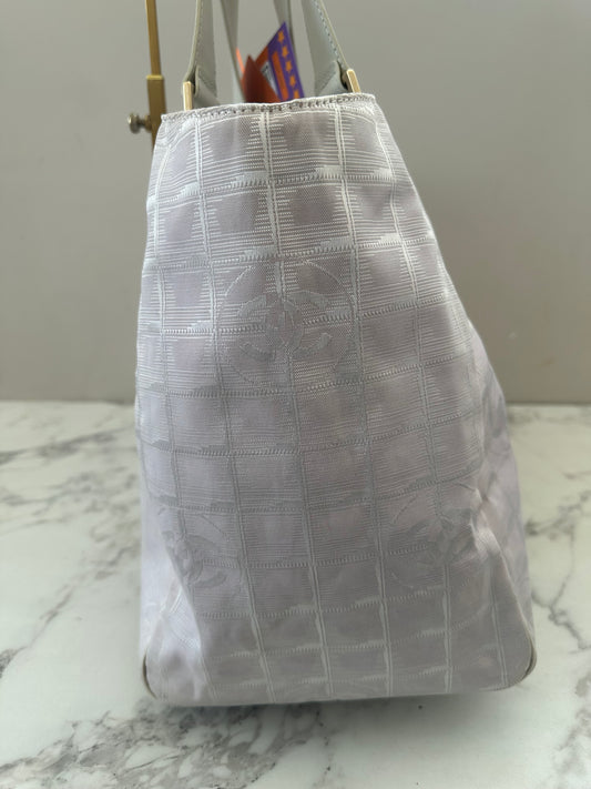 Chanel Pink Jacquard Nylon