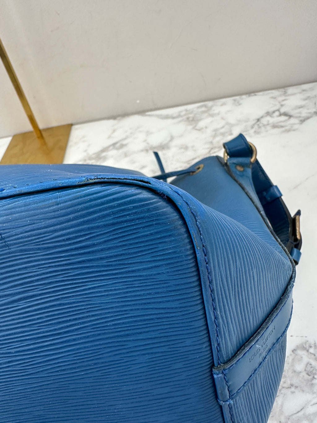 Louis Vuitton Epi Petite Noé Blue