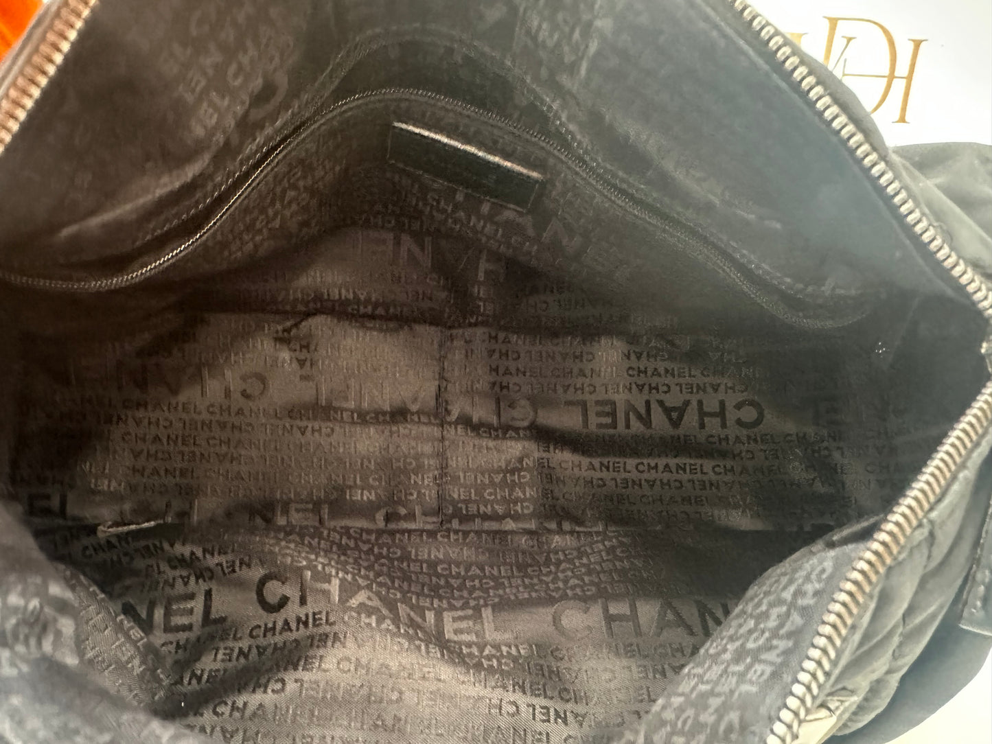 017765 - Chanel Black Nylon