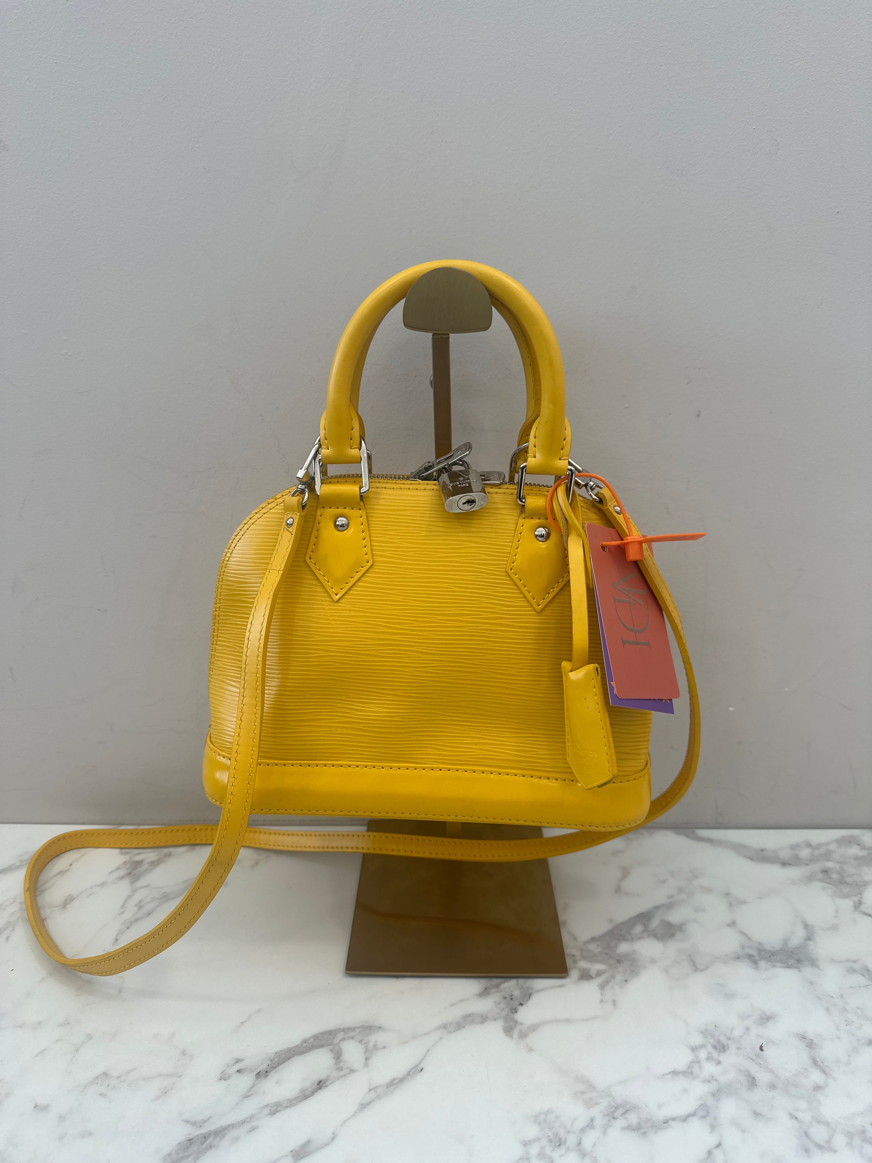 Louis Vuitton Alma BB Epi Yellow