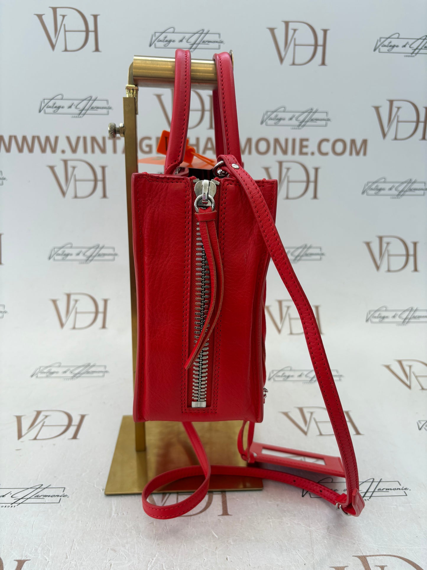 018102 - Balenciaga Red Papier Mini