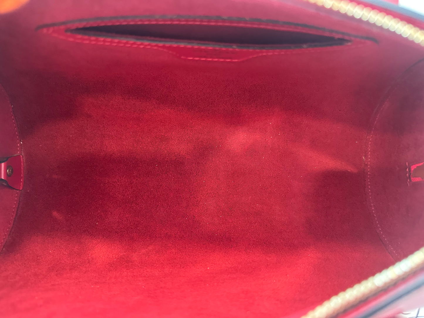 017814 - Louis Vuitton Red Epi Soufflot