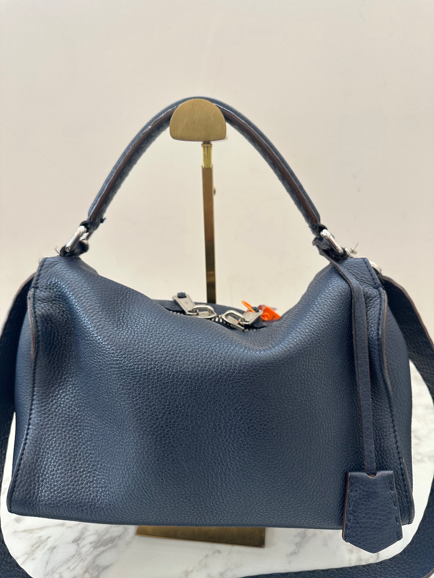 Fendi Blue Leather