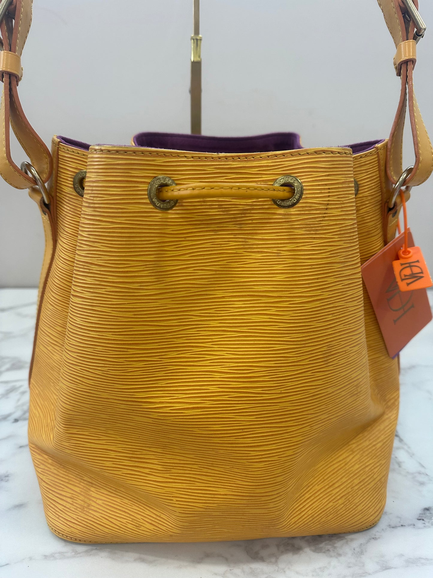 Louis Vuitton Yellow Epi Petite Noé