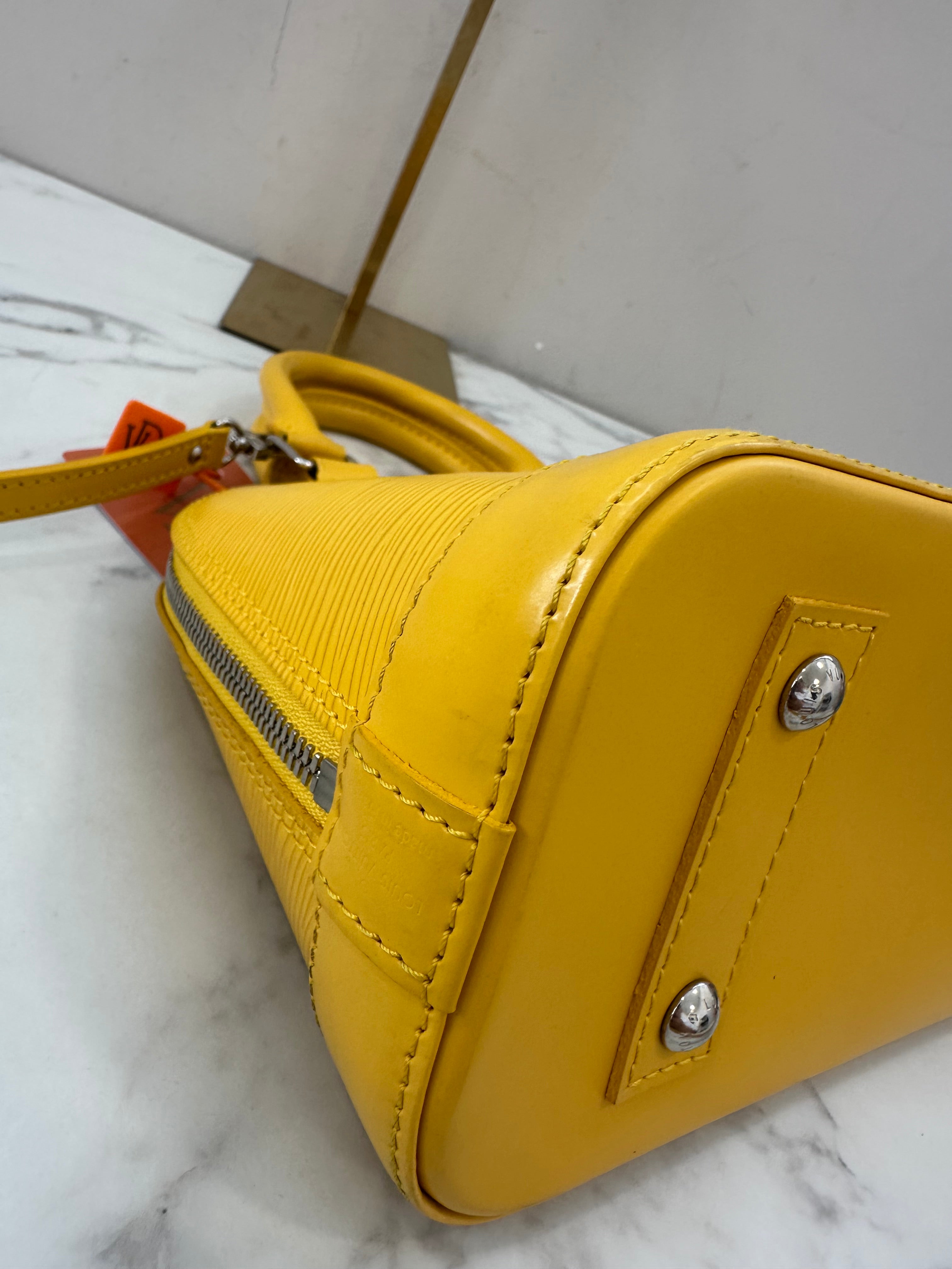 Louis Vuitton Alma BB Epi Yellow