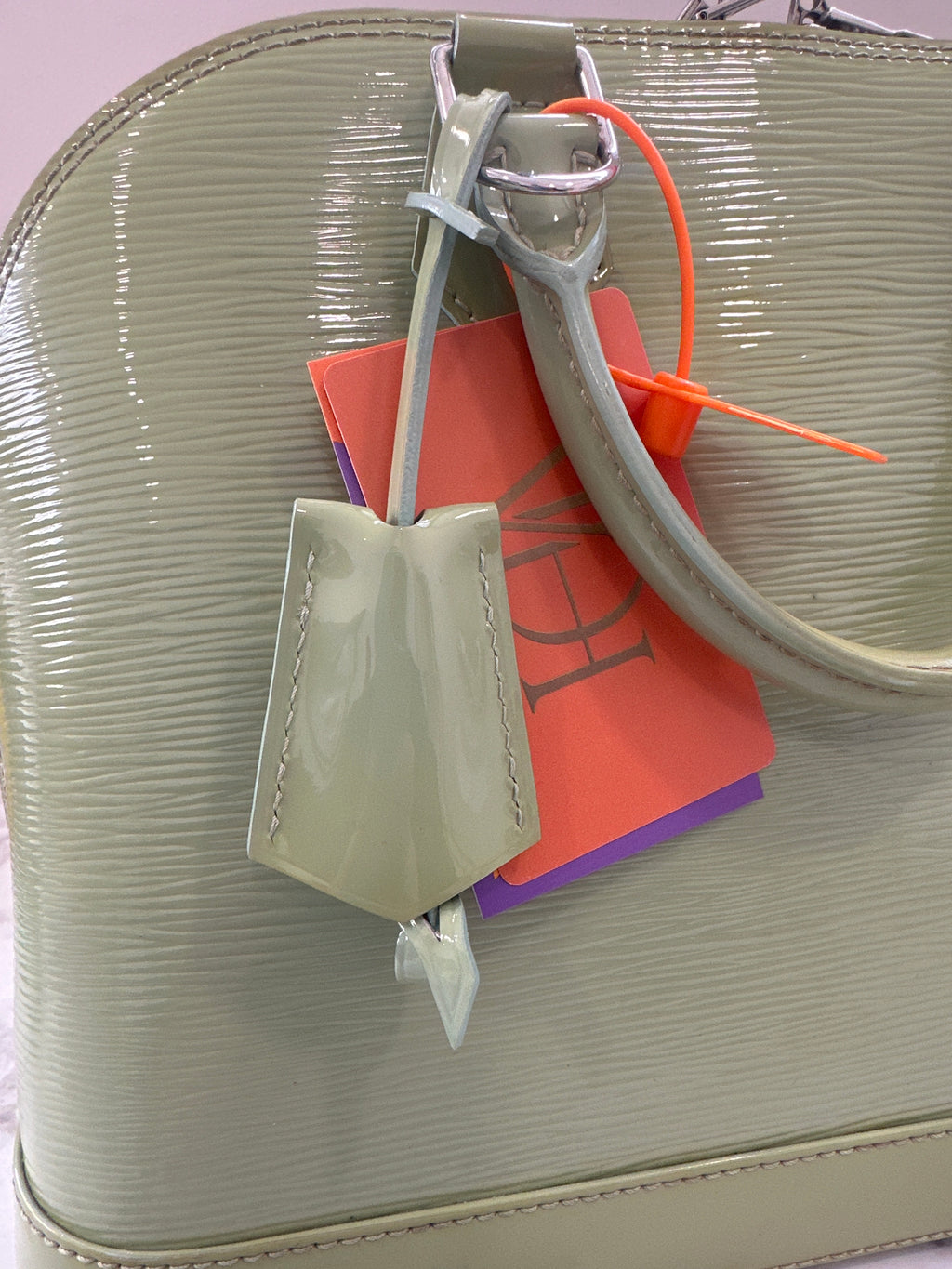 Louis Vuitton Alma Epi Green Vernis