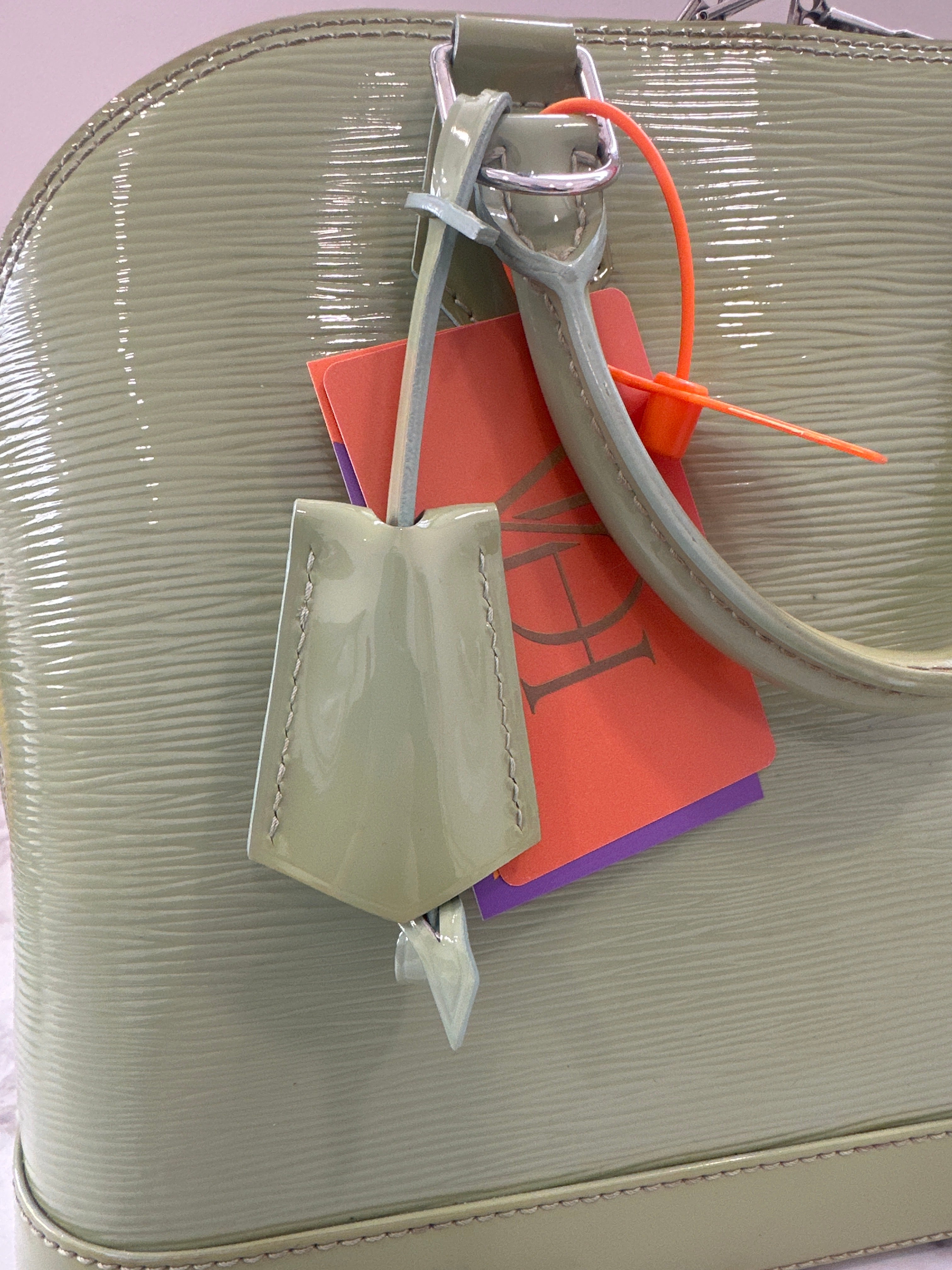 Louis Vuitton Alma Epi Green Vernis