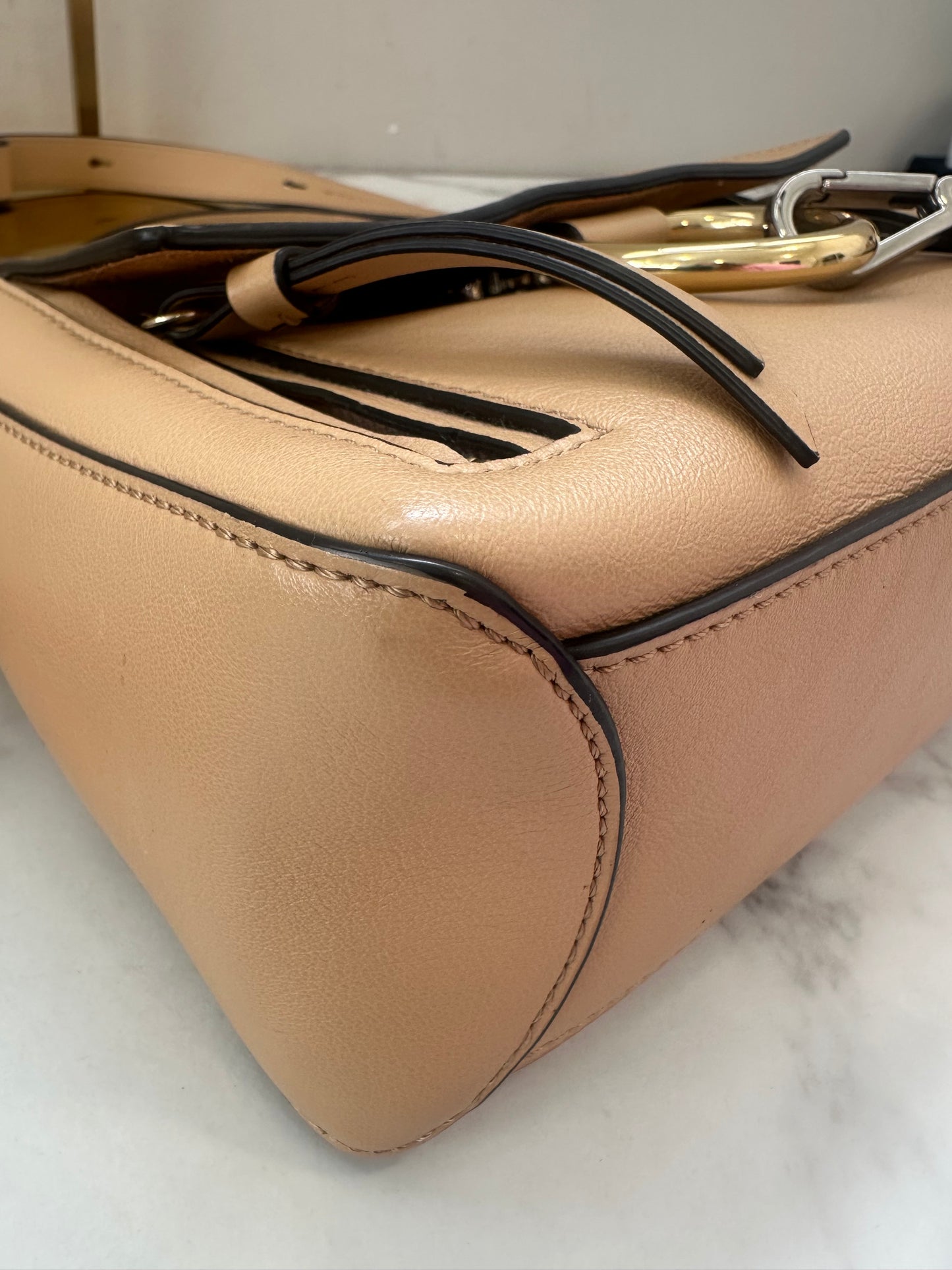 Chloe Beige 2way Bag