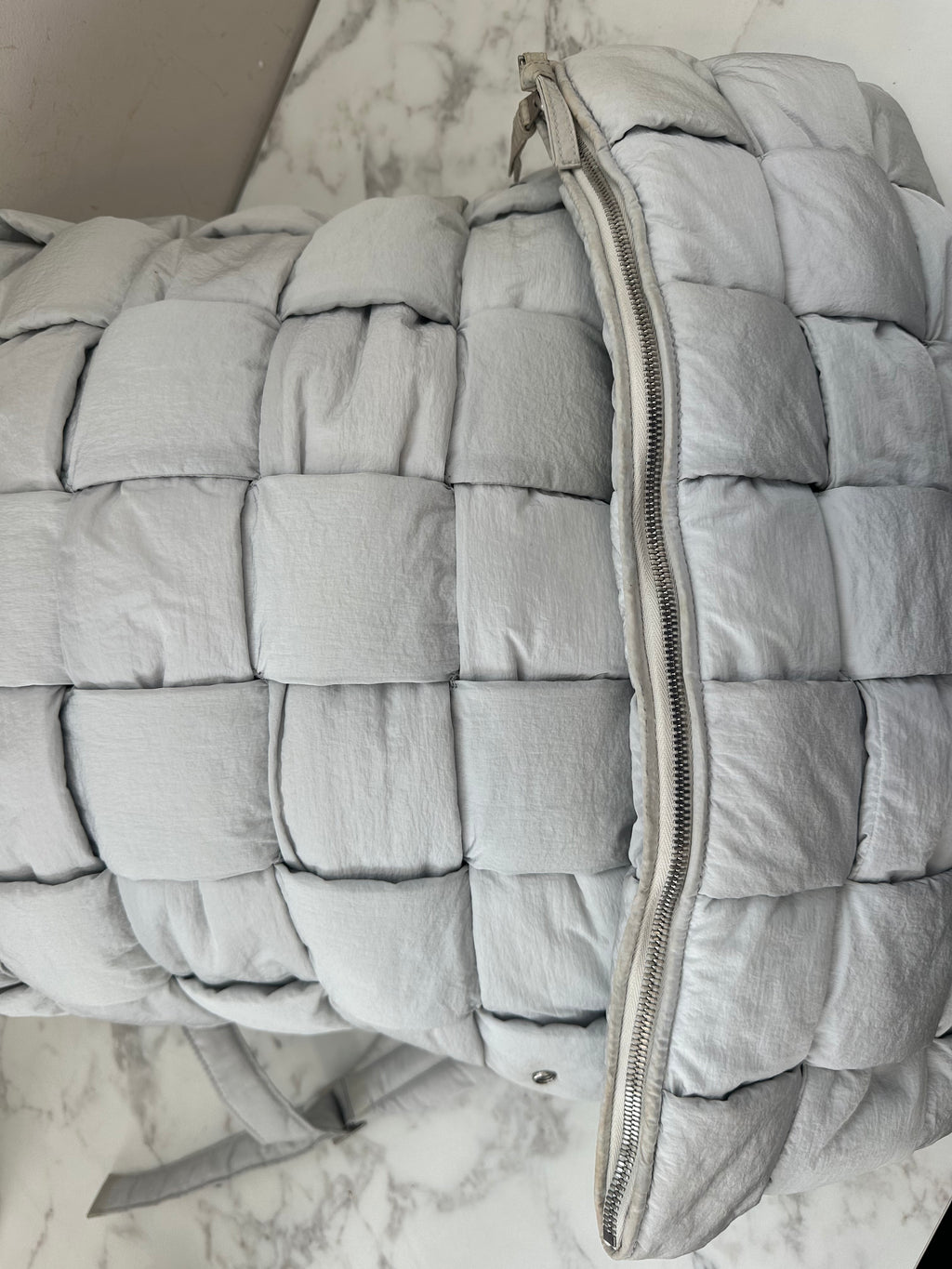 Bottega Veneta Gray Nylon