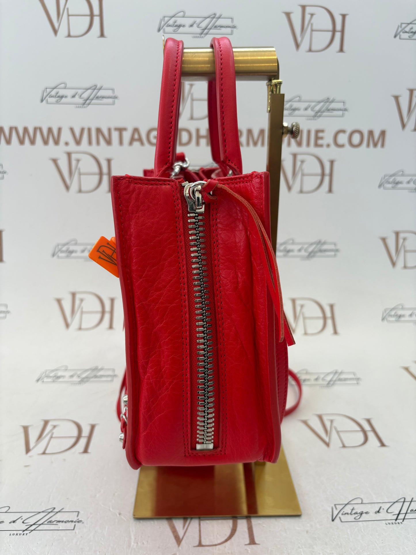018102 - Balenciaga Red Papier Mini