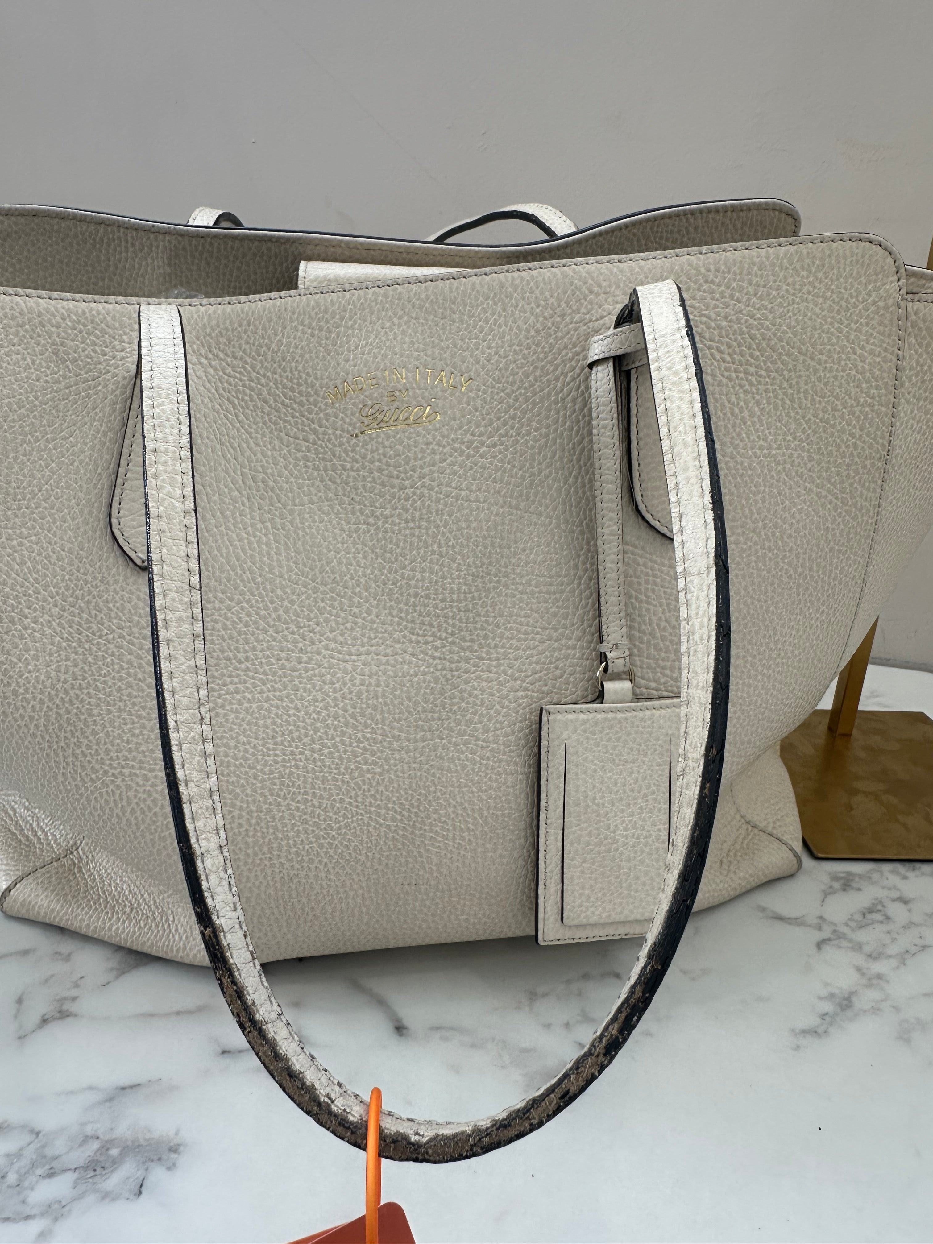 Gucci Leather Tote Bag