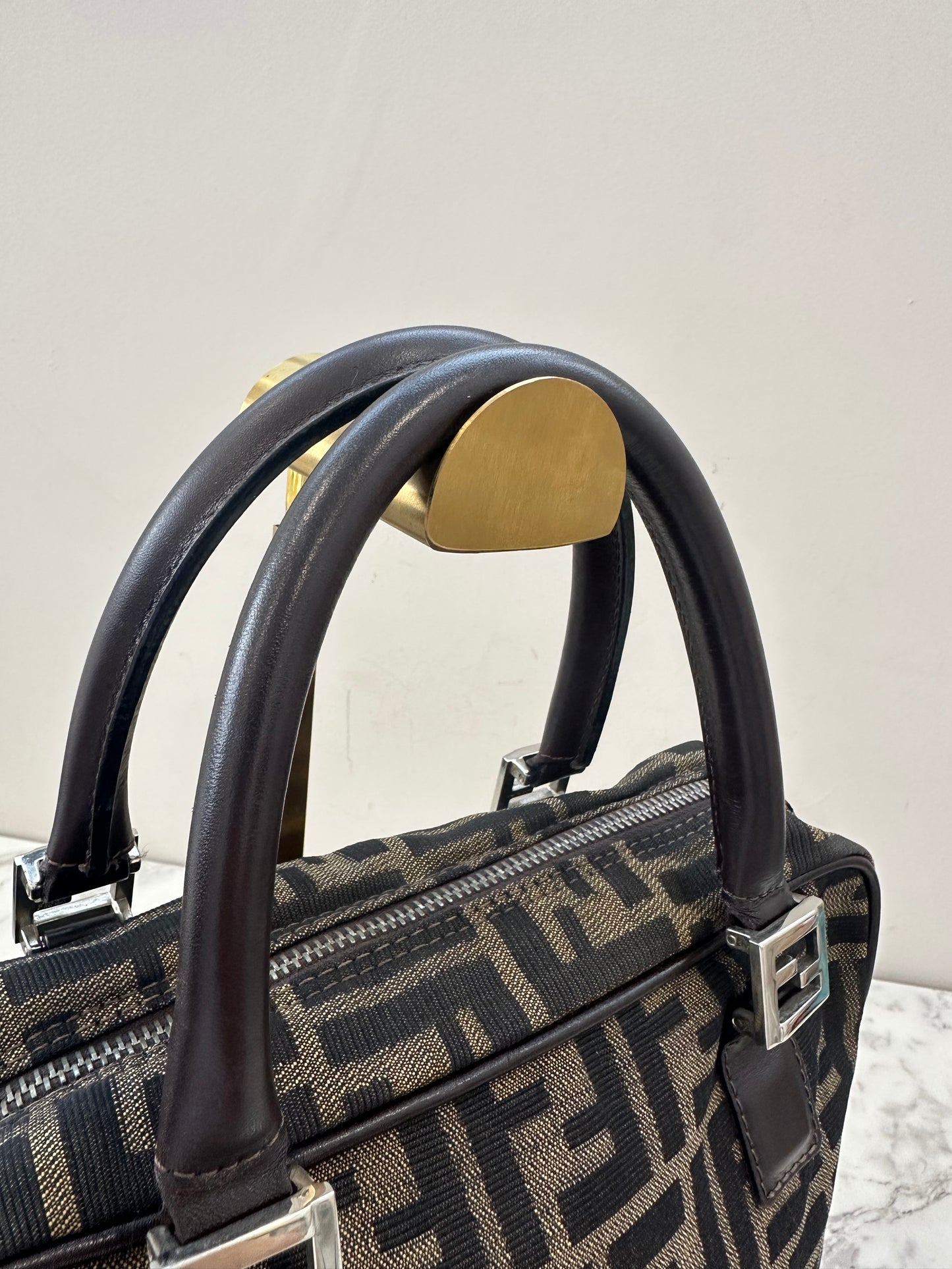 Fendi zucca shoulder bag