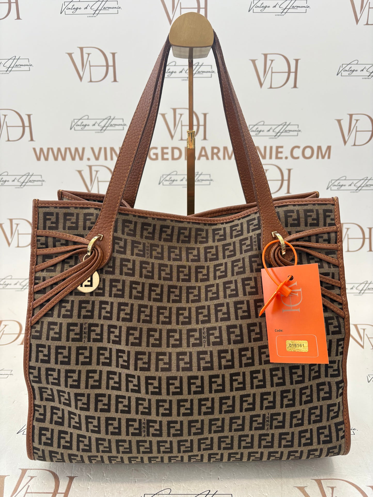 018161 - Fendi Brown Zucchino