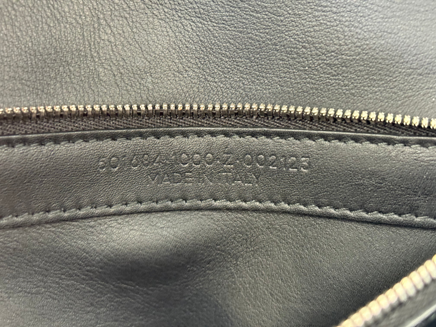 018562 - Balenciaga Black BB Round Chain