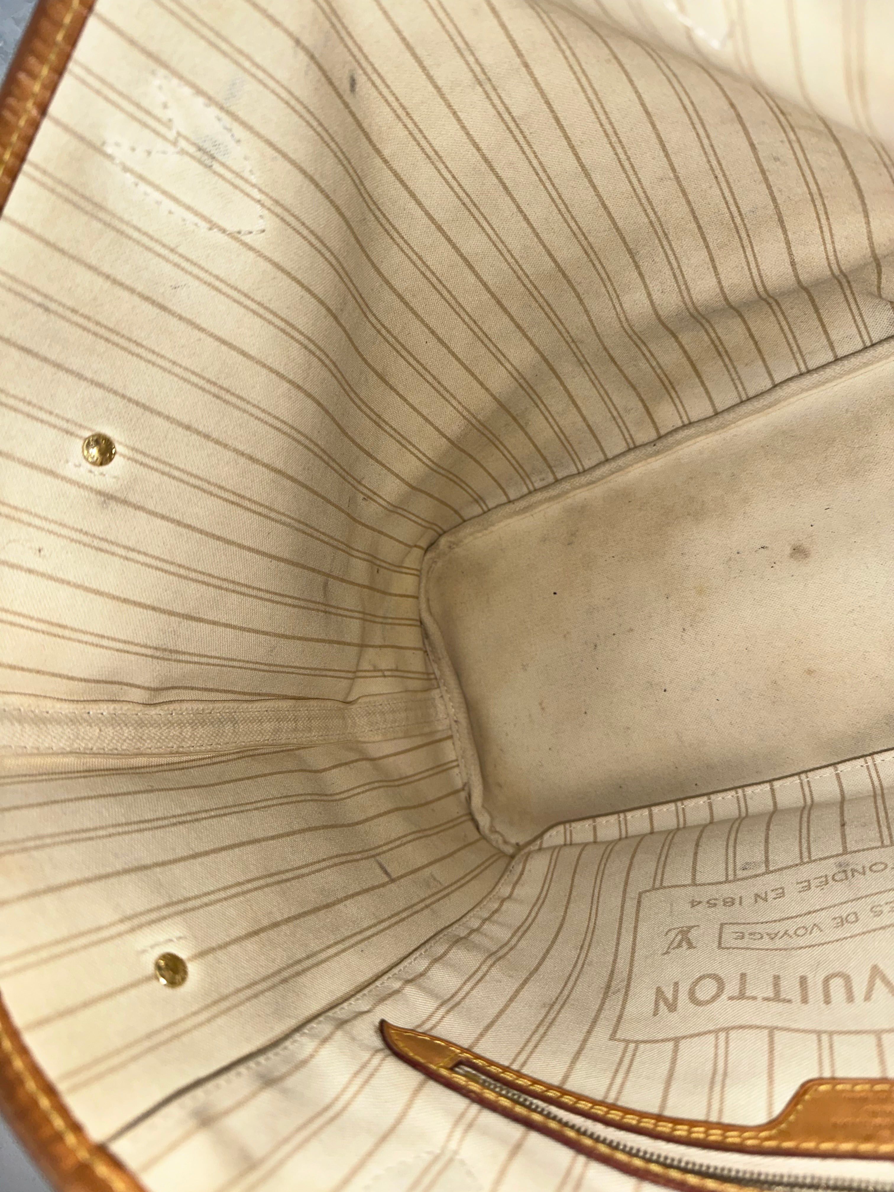 Louis Vuitton Neverfull Azur MM + Pochette