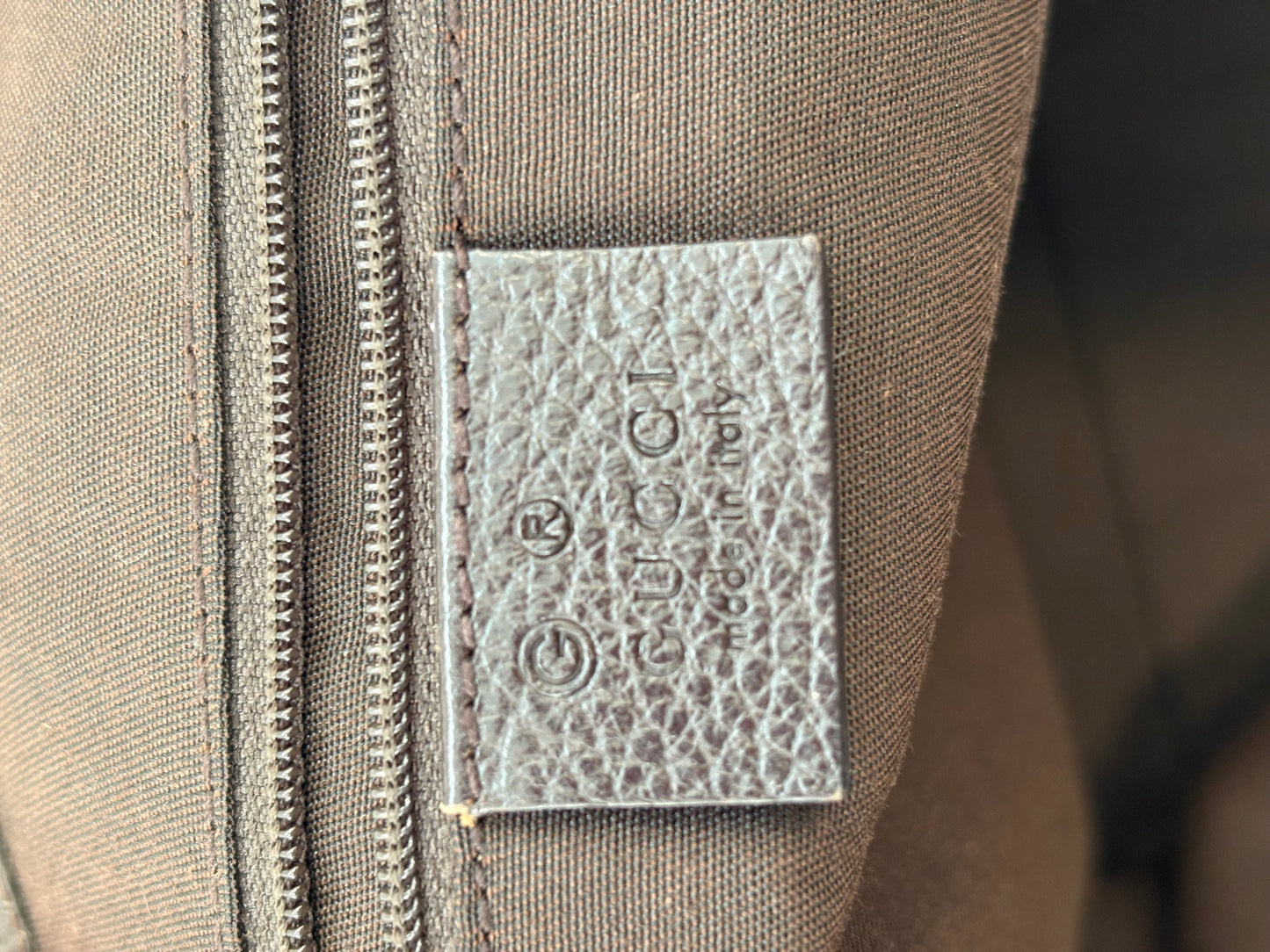 018989 - Gucci Brown Nylon G