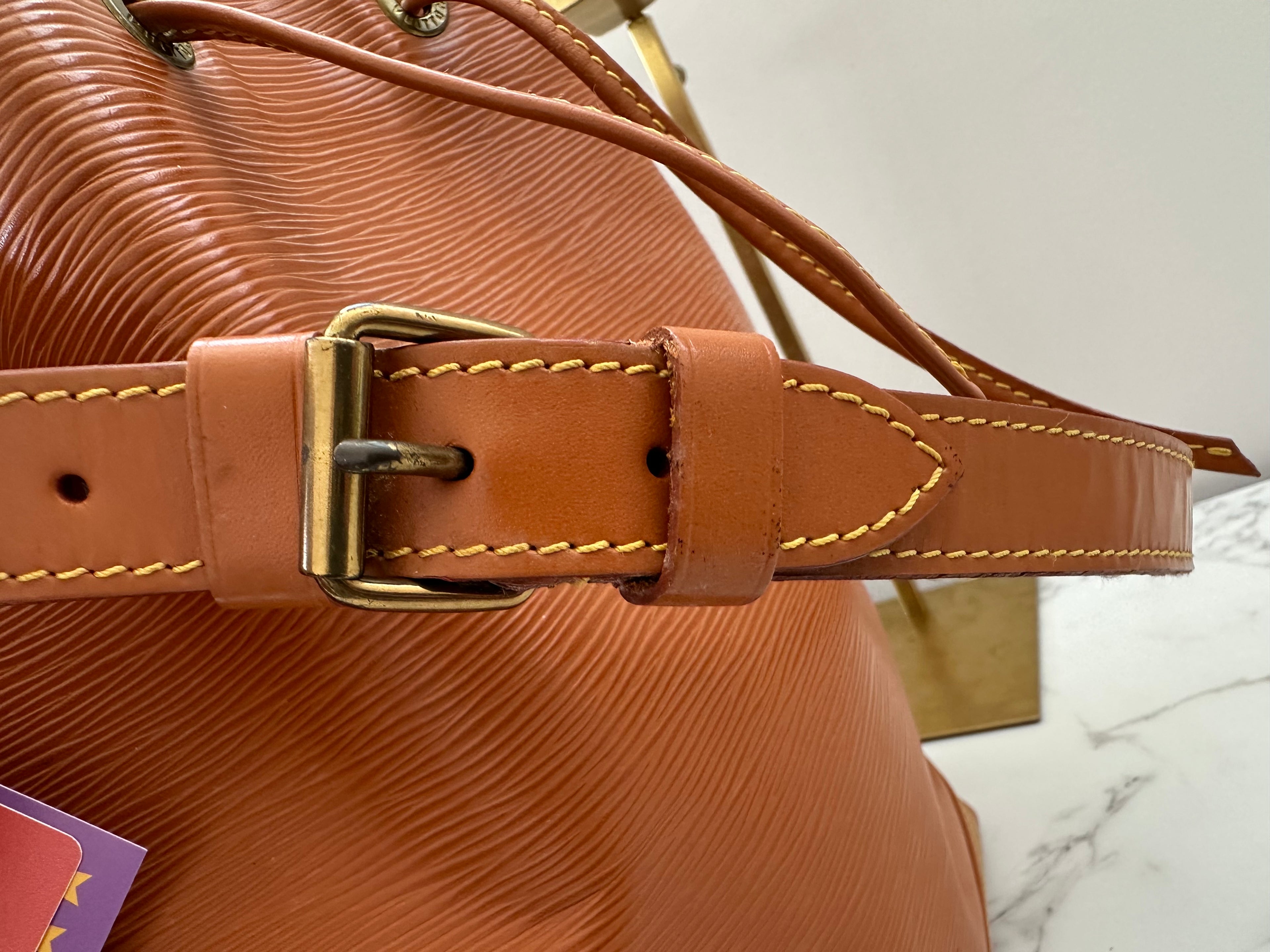 Louis Vuitton Noé Epi Brown