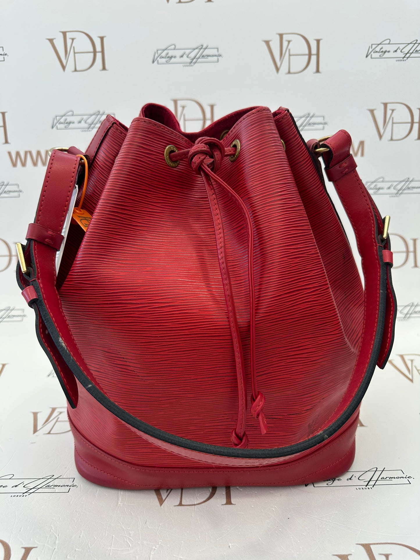 017848 - Louis Vuitton Red Epi Noè