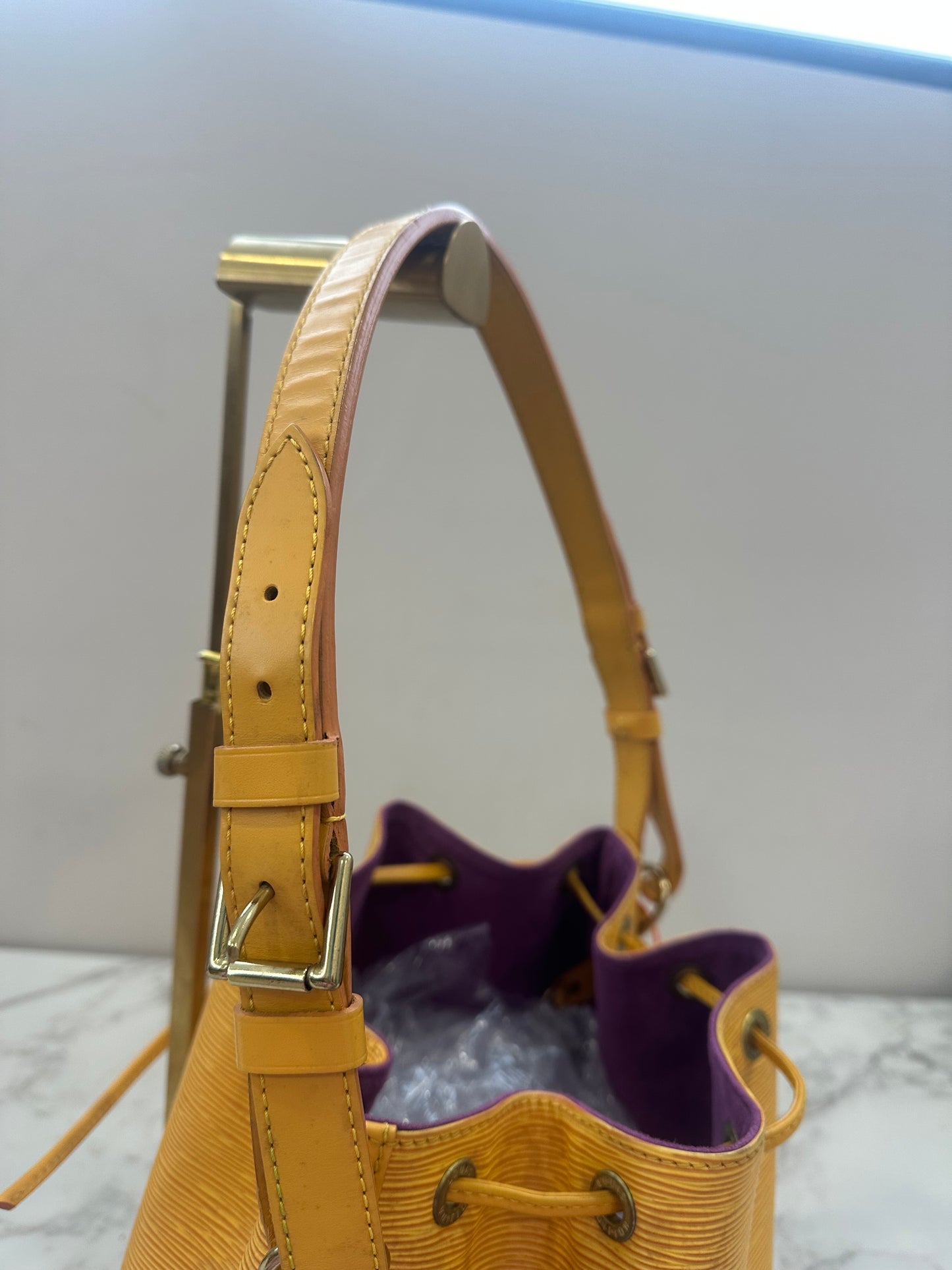 Louis Vuitton Yellow Epi Petite Noé