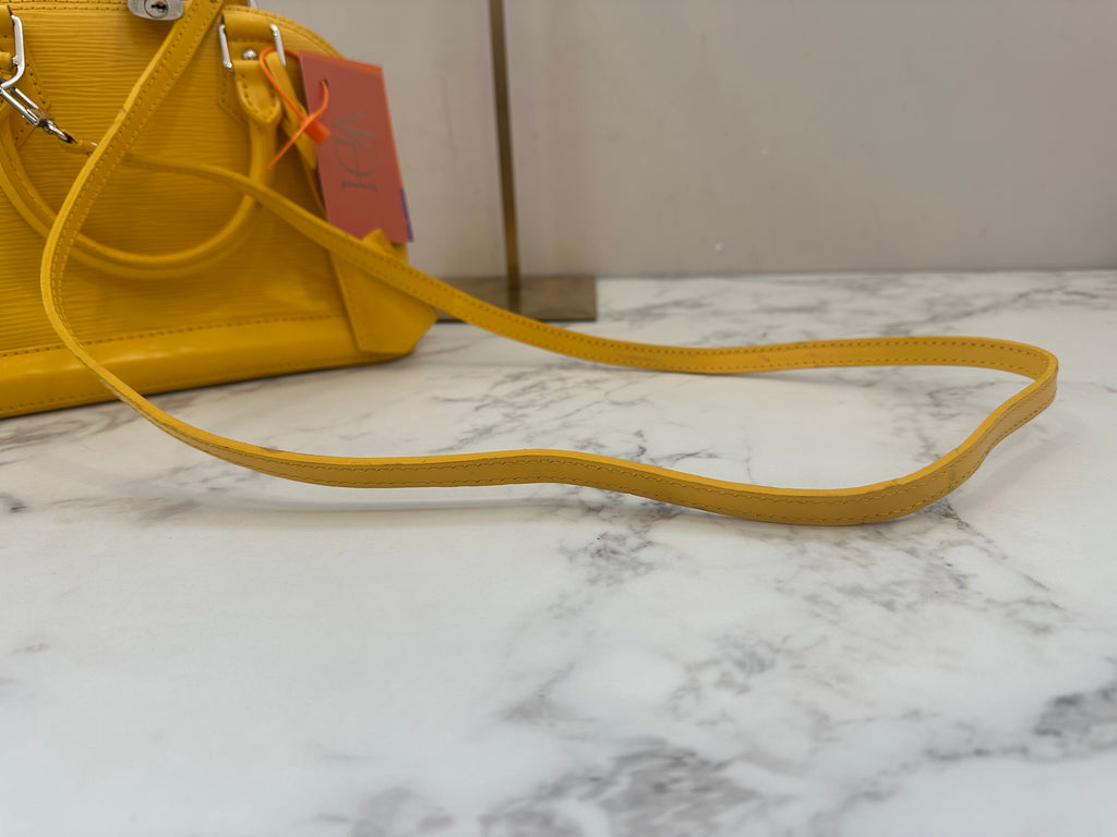 Louis Vuitton Alma BB Epi Yellow