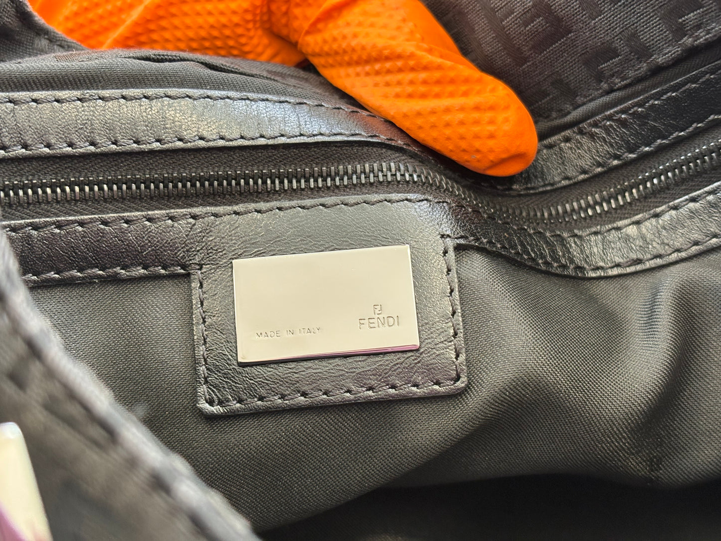 017081 - Fendi Black Zucchino