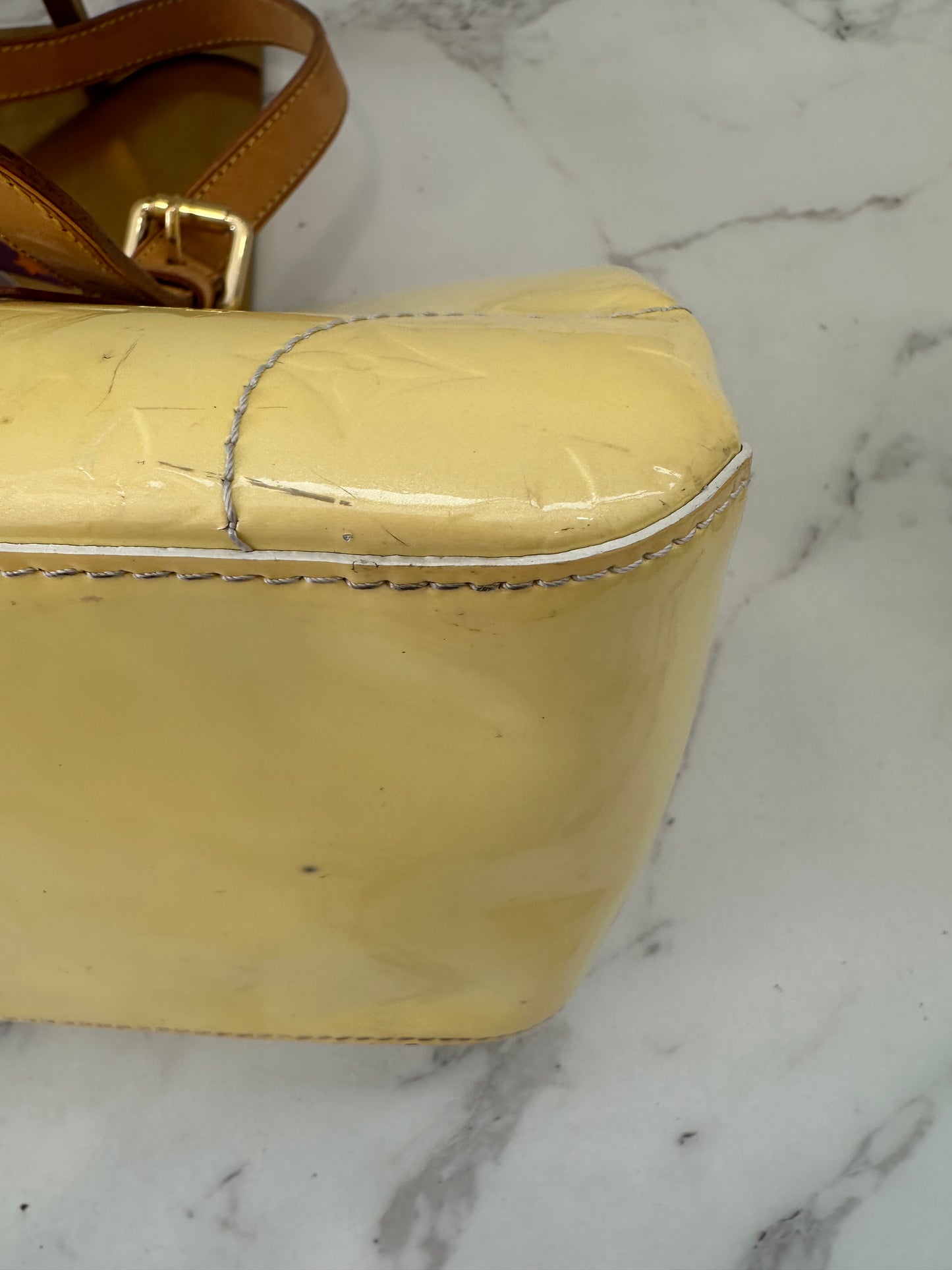 Louis Vuitton Rosewood Vernis Yellow