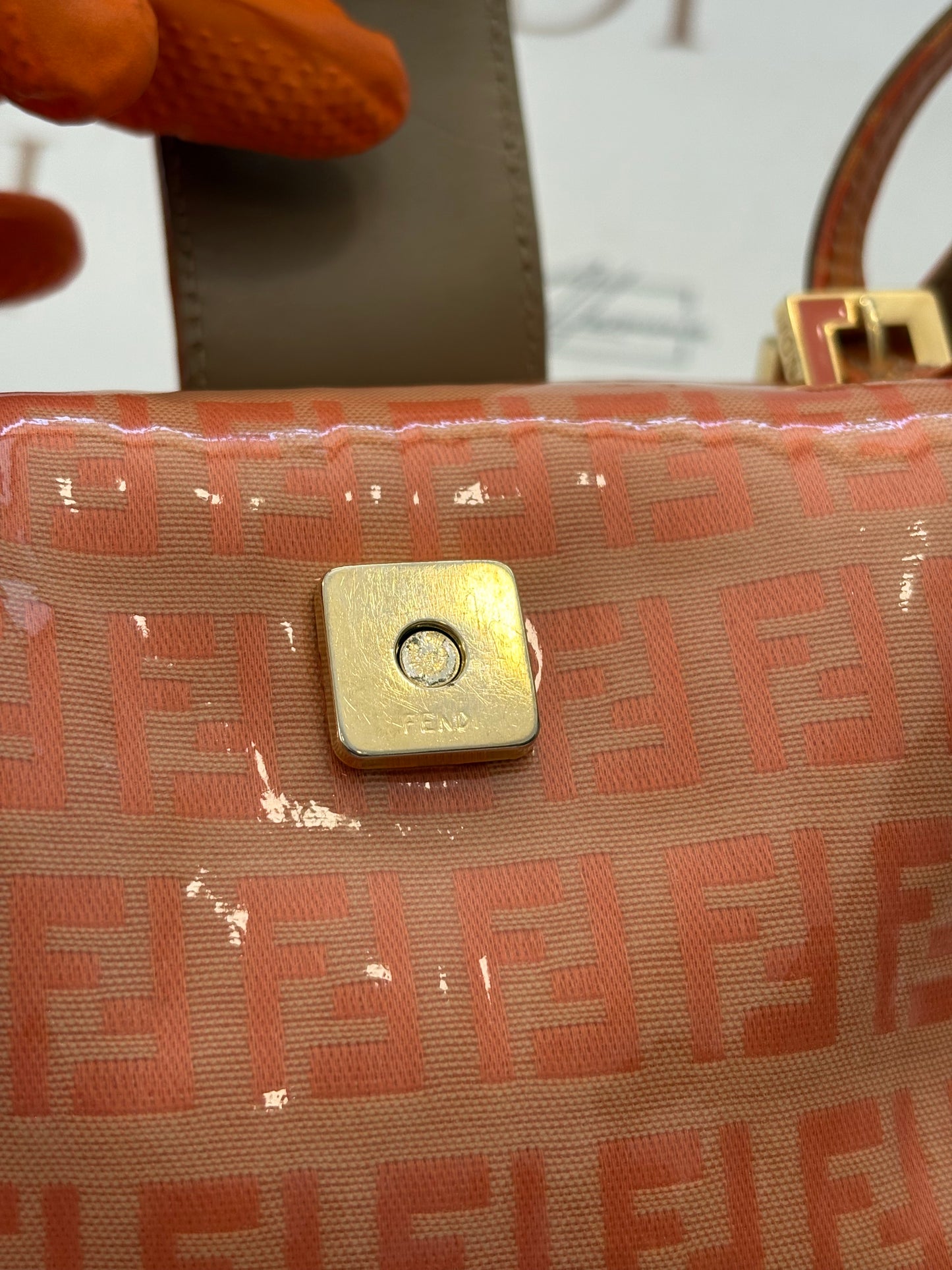 017077 - Fendi Orange Vinyl