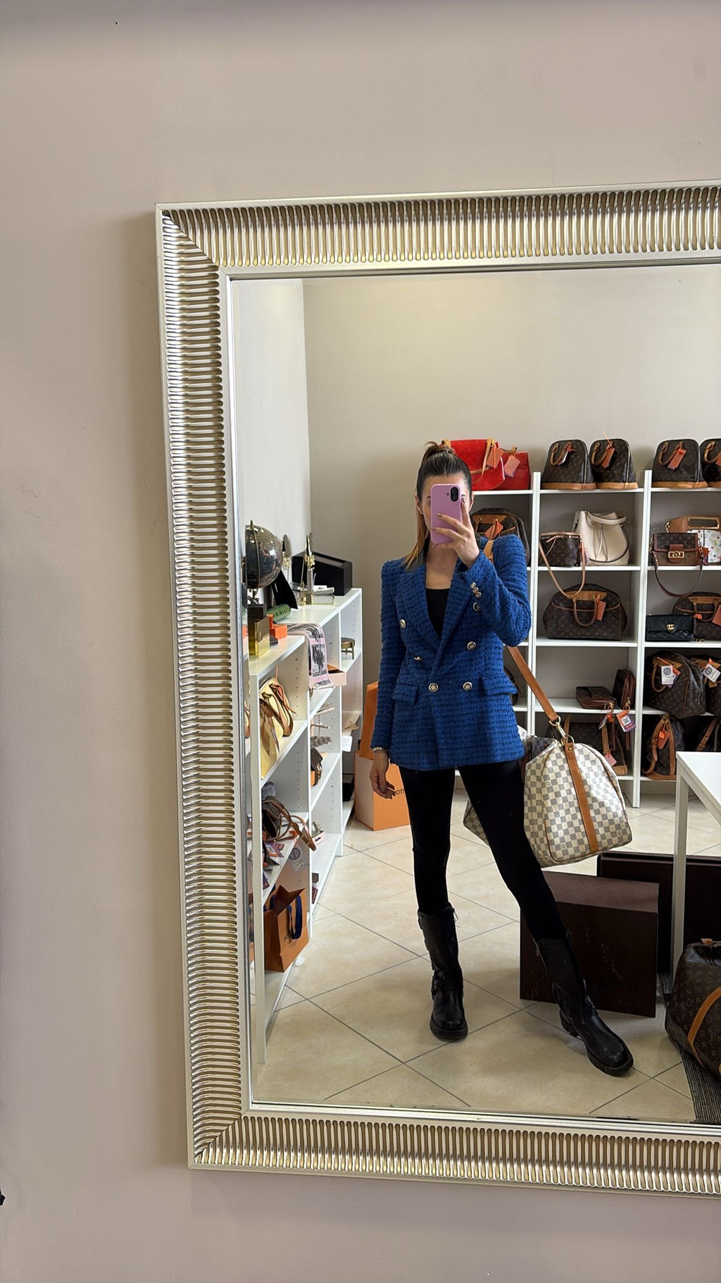 Louis Vuitton Keepall 50 Azur Bandouliere