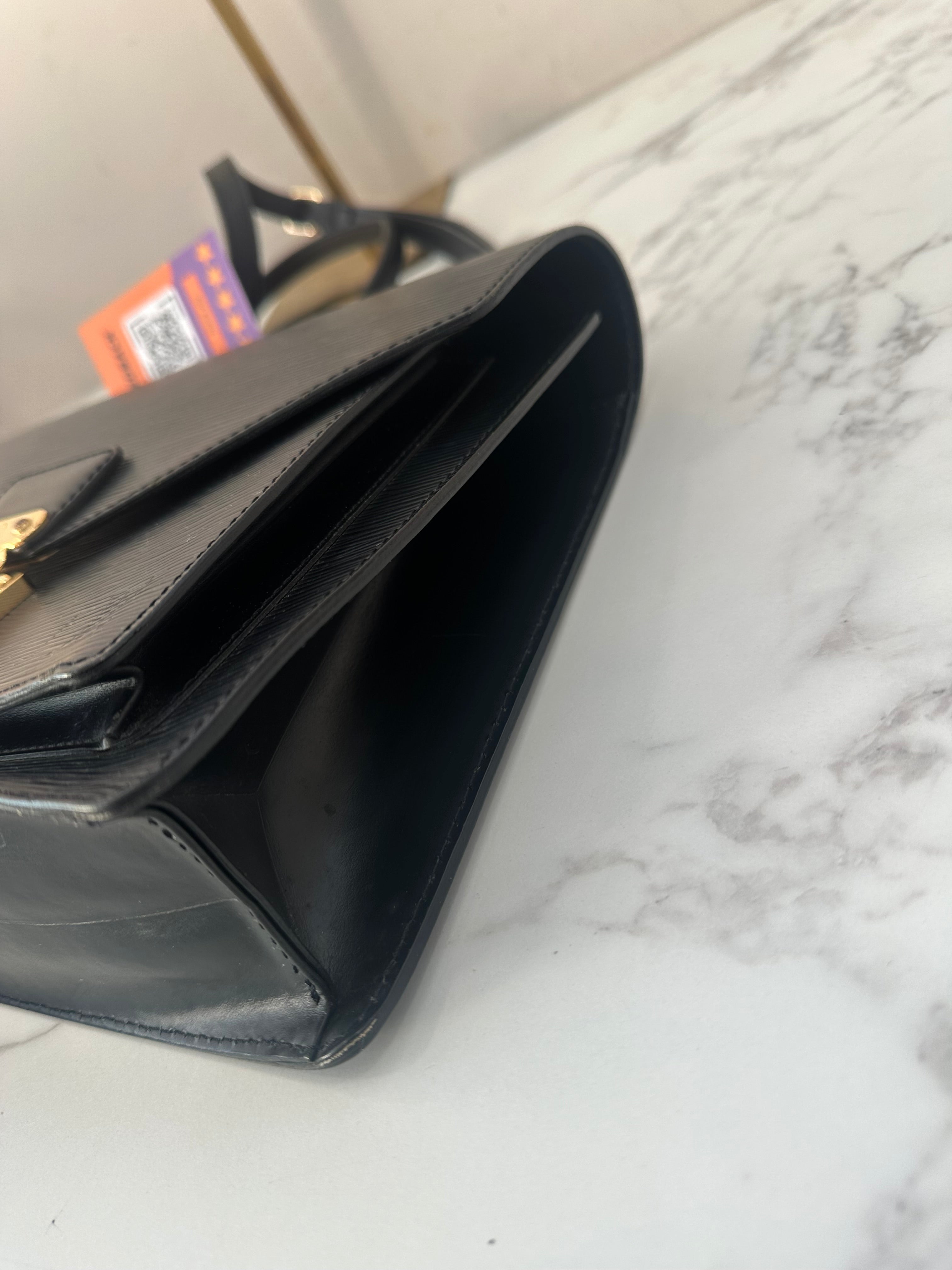 Louis Vuitton Monceau 28 Black Epi
