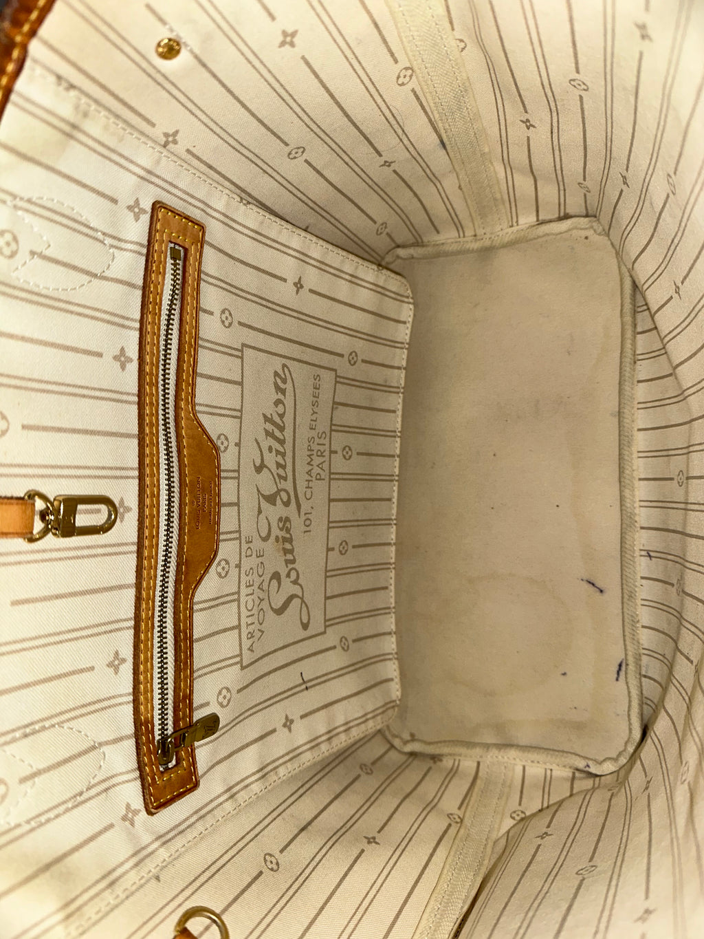 Louis Vuitton Neverfull MM Azur