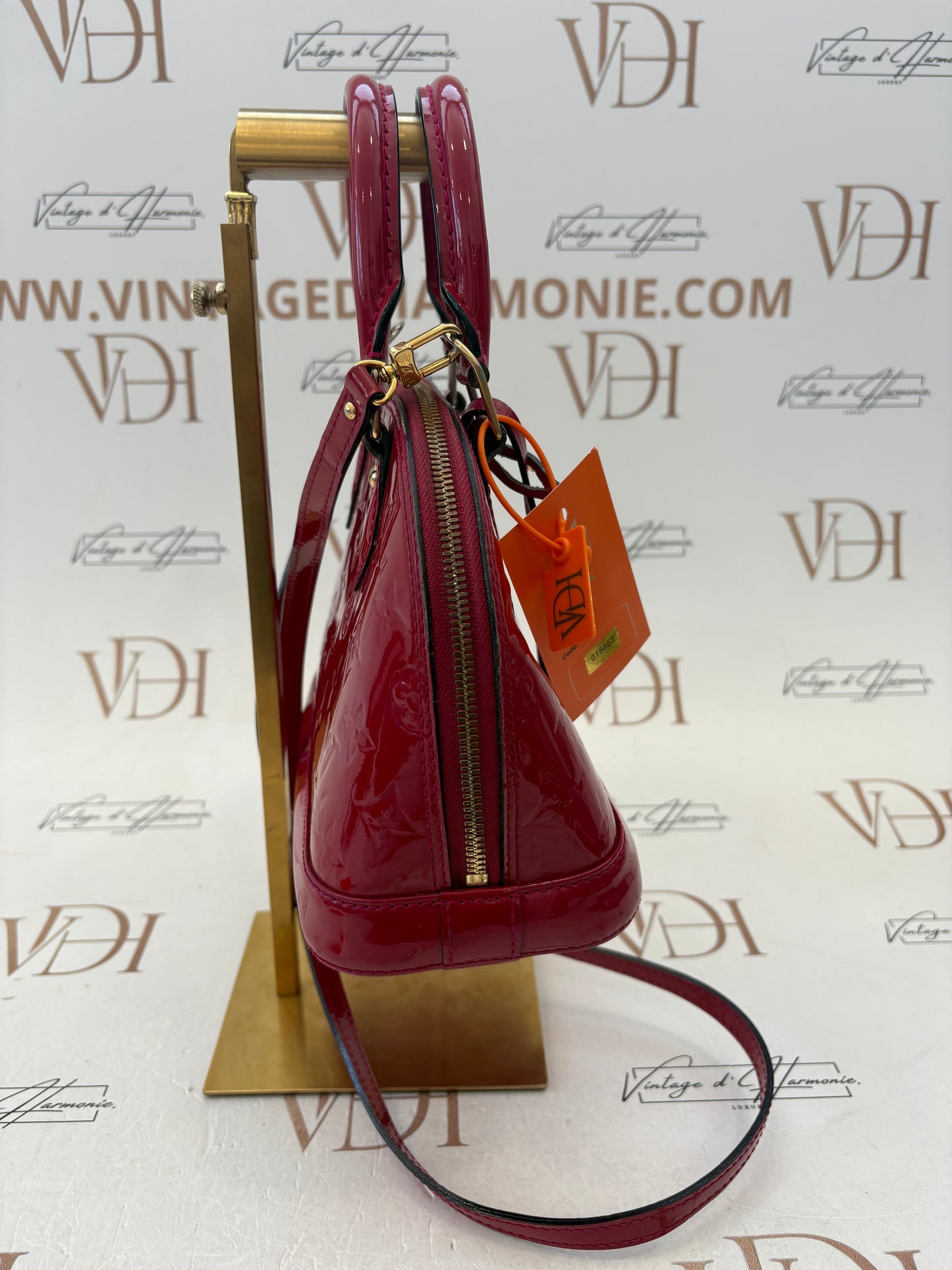 Louis Vuitton Alma BB Red Vernis