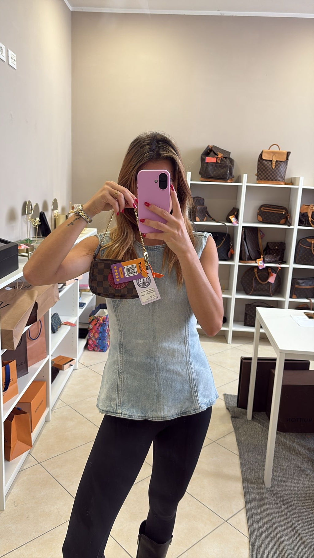 Louis Vuitton Mini Pochette Damier