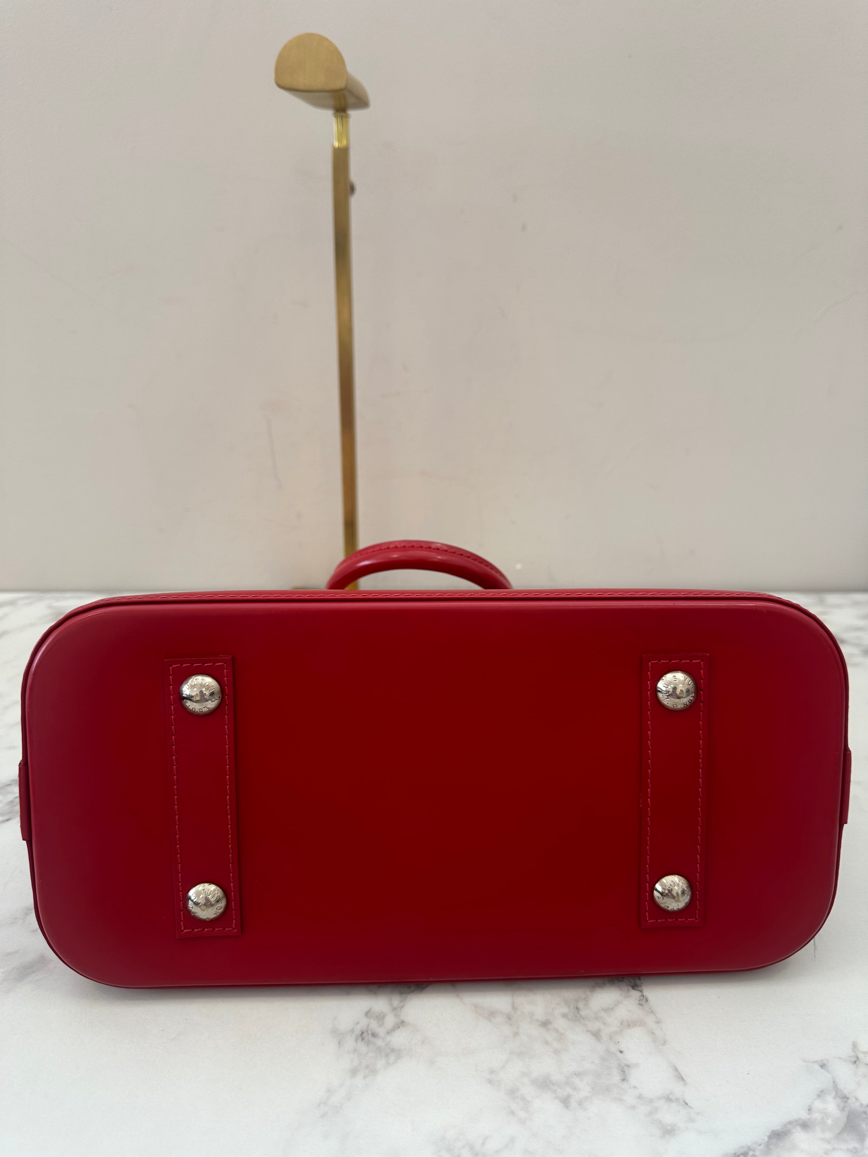 Louis Vuitton Alma Epi red