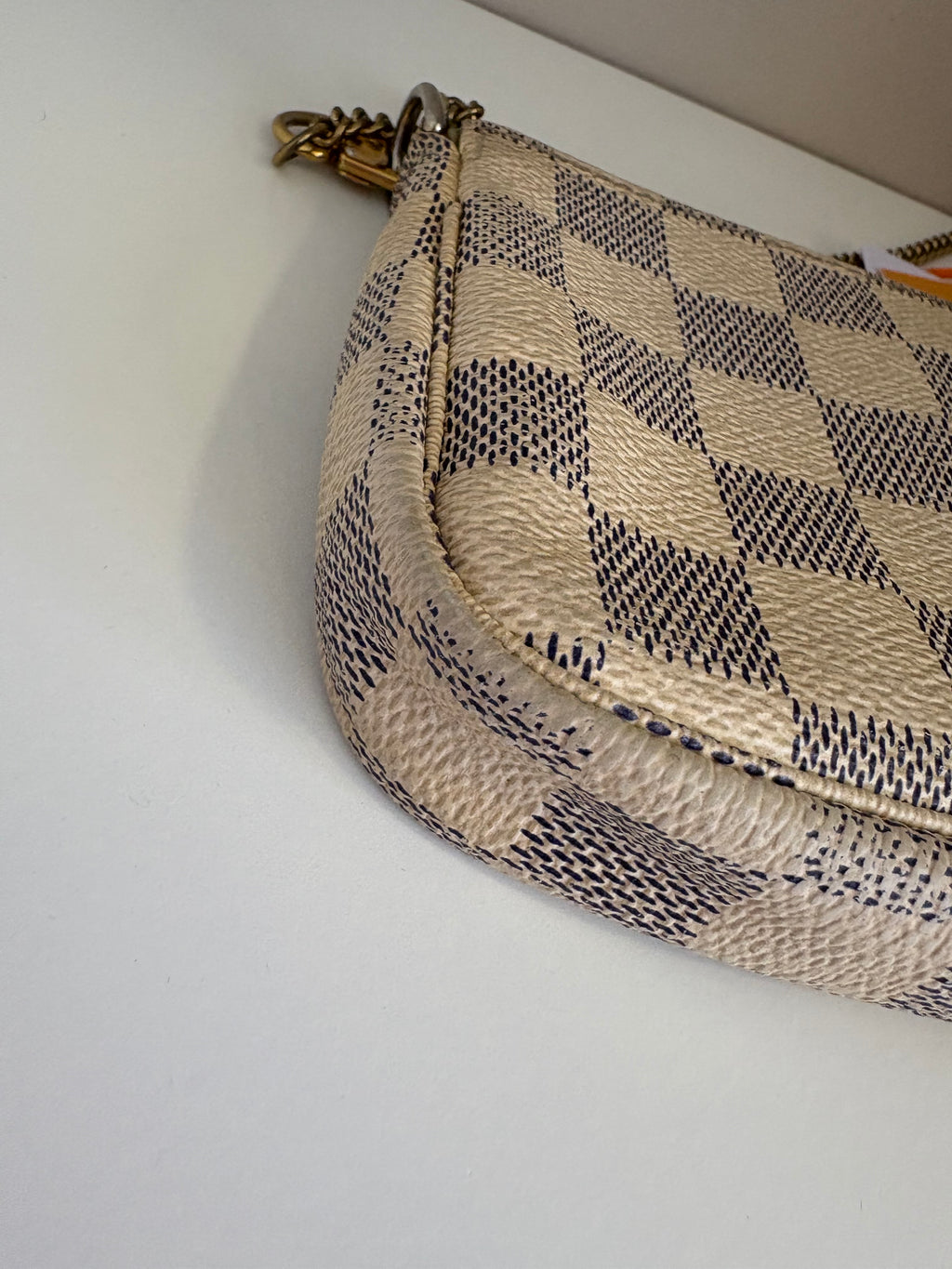 Louis Vuitton mini Pochette Damier Azur