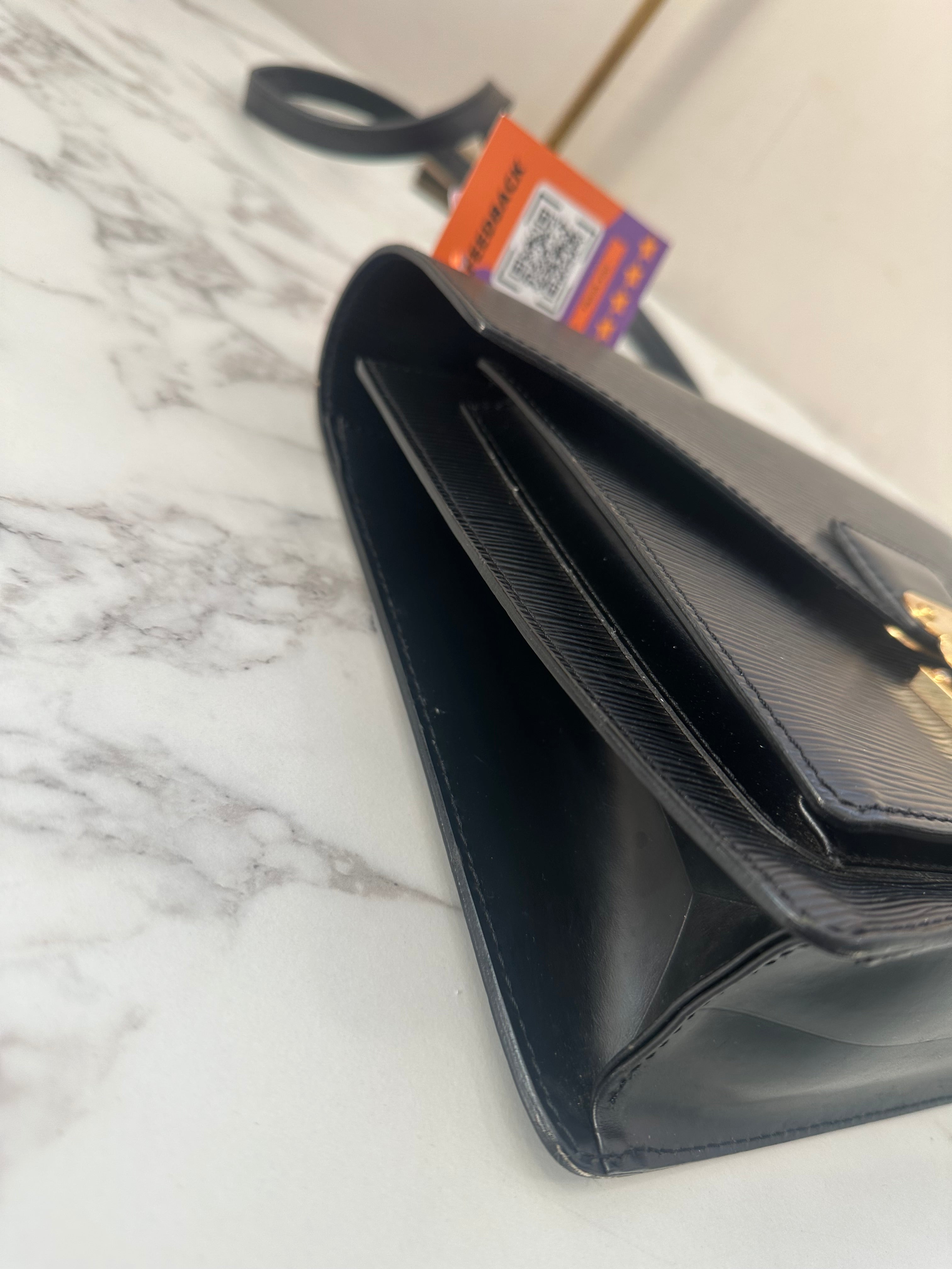 Louis Vuitton Monceau 28 Black Epi