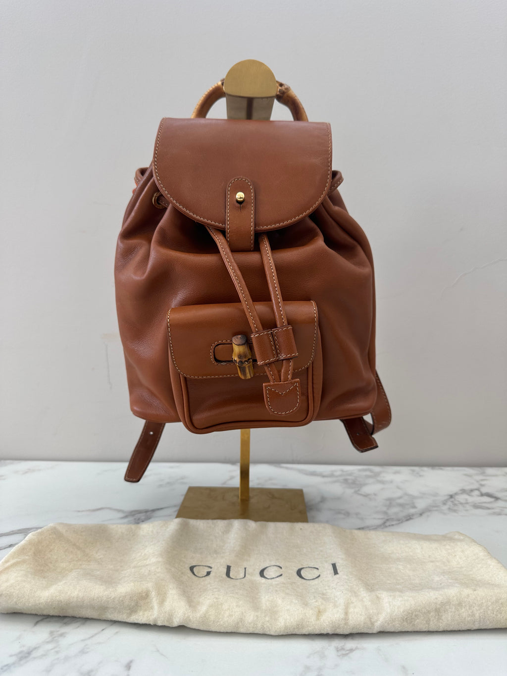 Gucci Bamboo Backpack