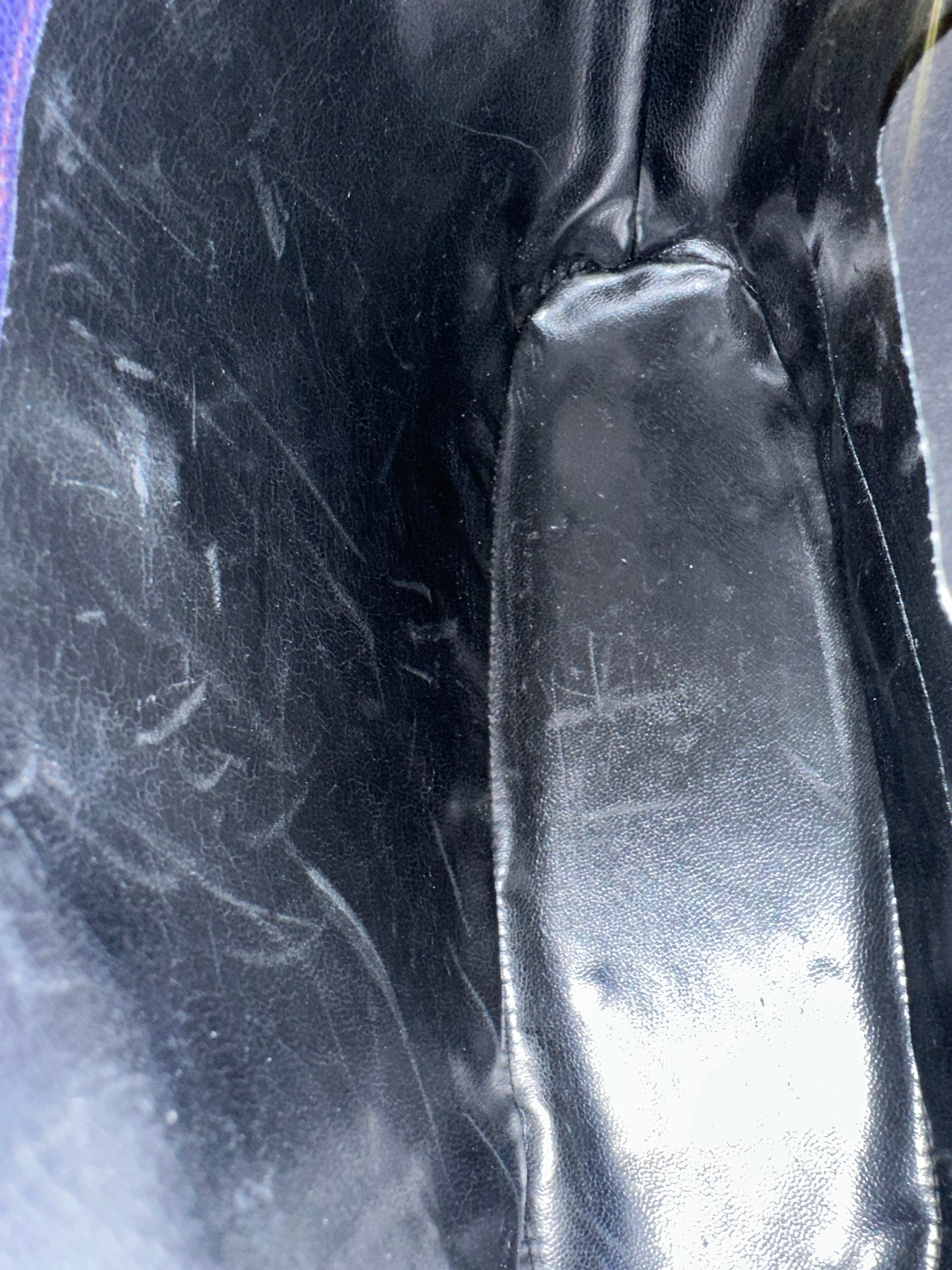 Salvatore Ferragamo Blue Leather