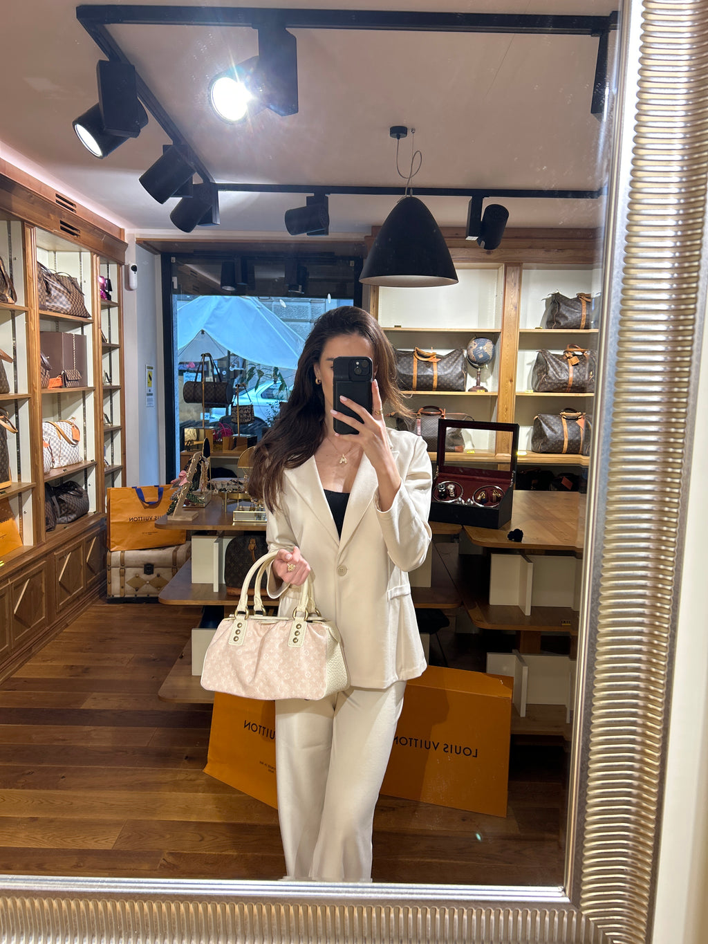 Borsa Louis Vuitton Mini Lin Trapeze PM