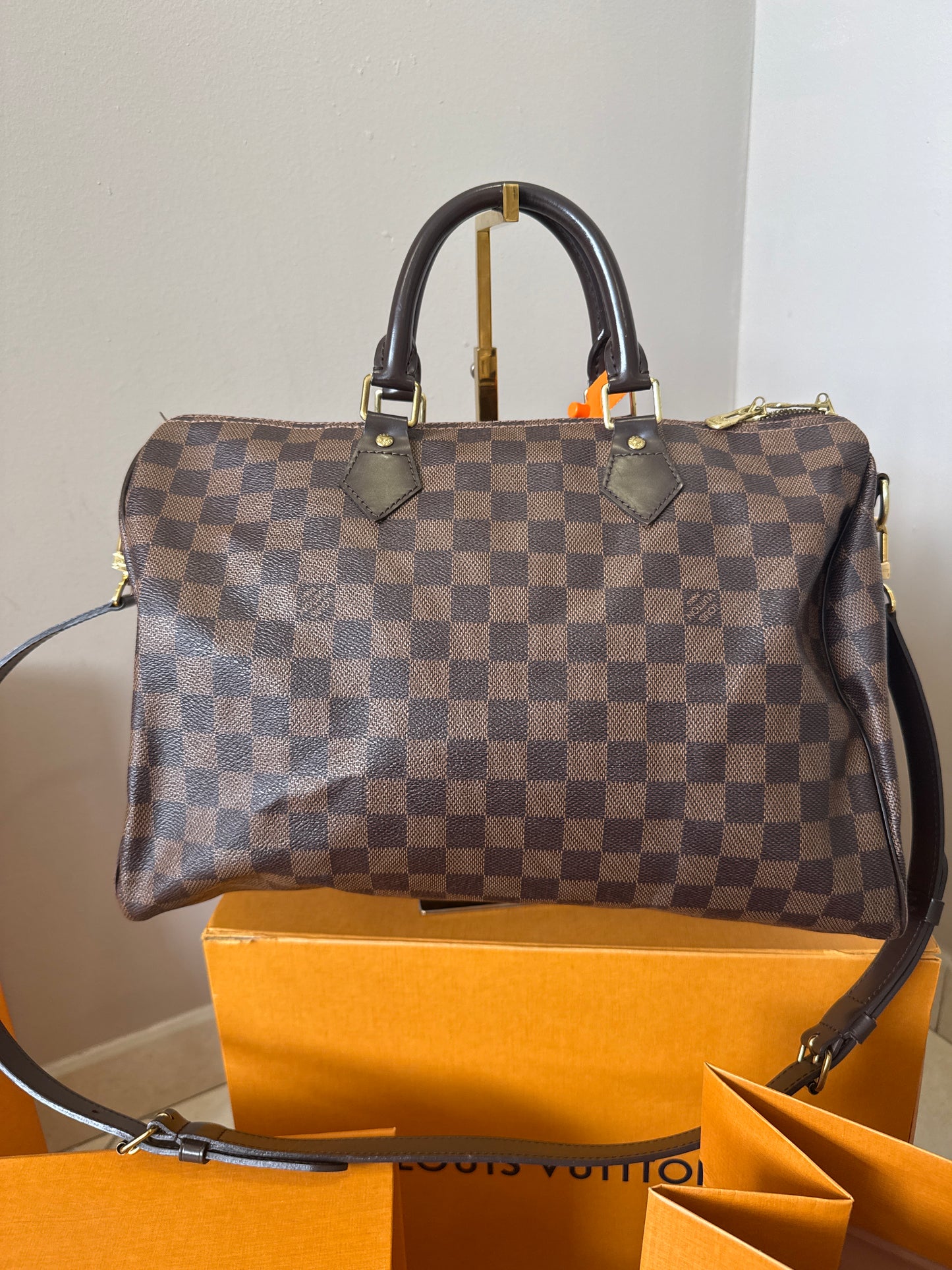 Louis Vuitton Speedy 35 Bandouliere Damier