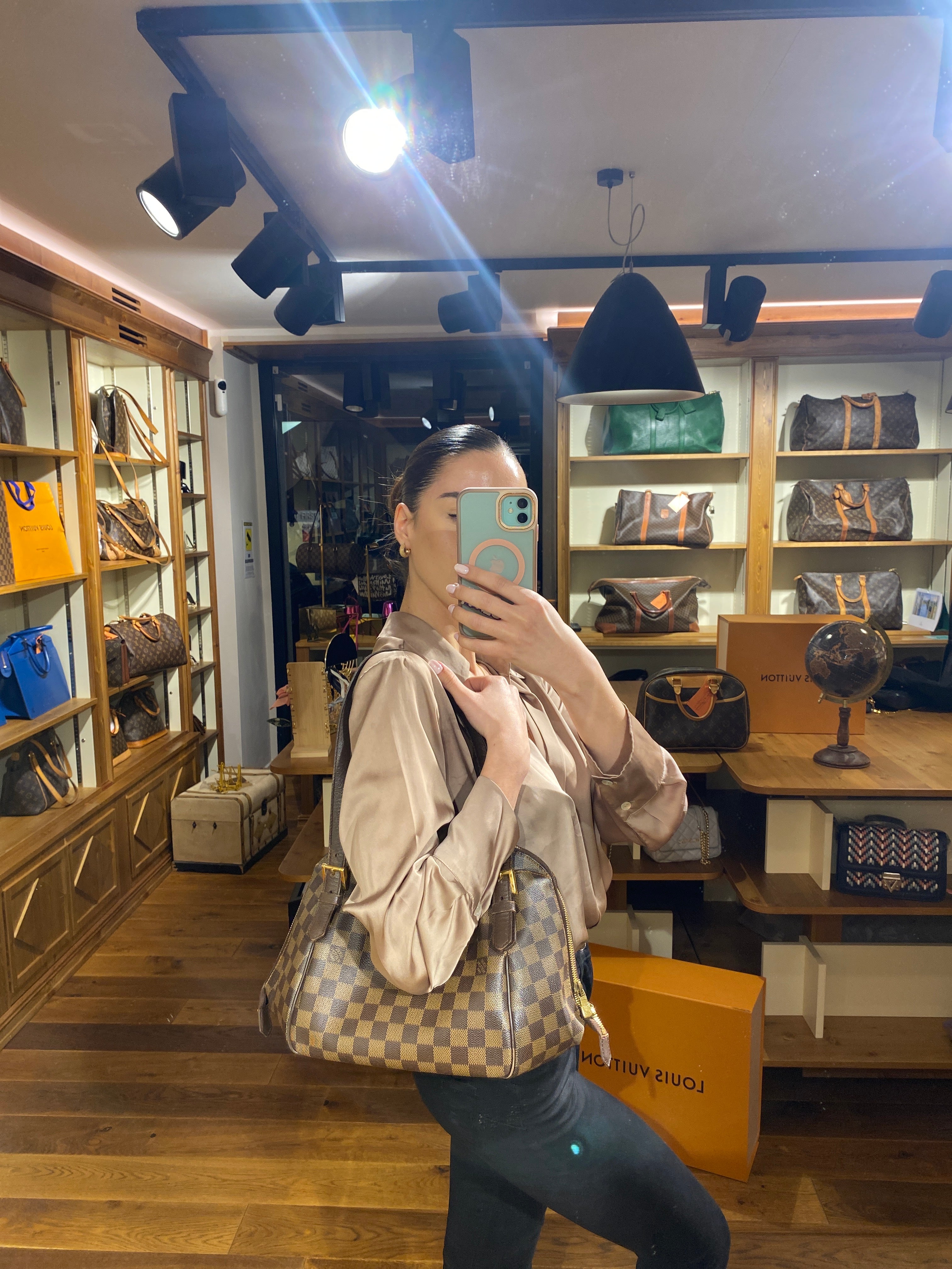 Borsa a spalla Louis Vuitton Belem MM