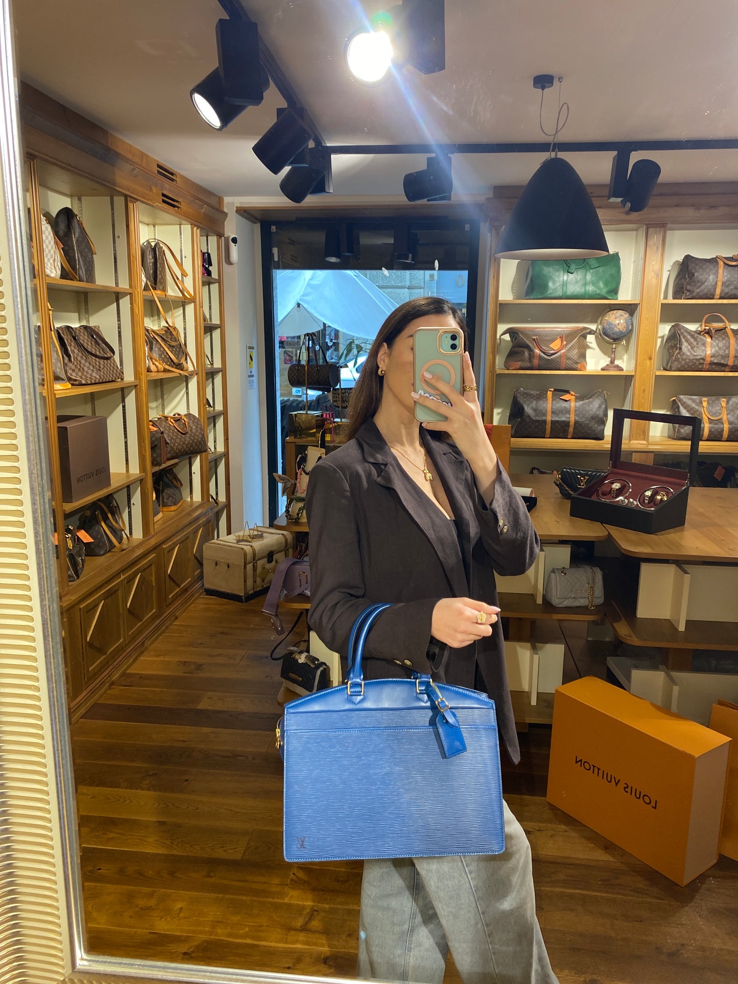 Borsa Riviera Blu Louis Vuitton