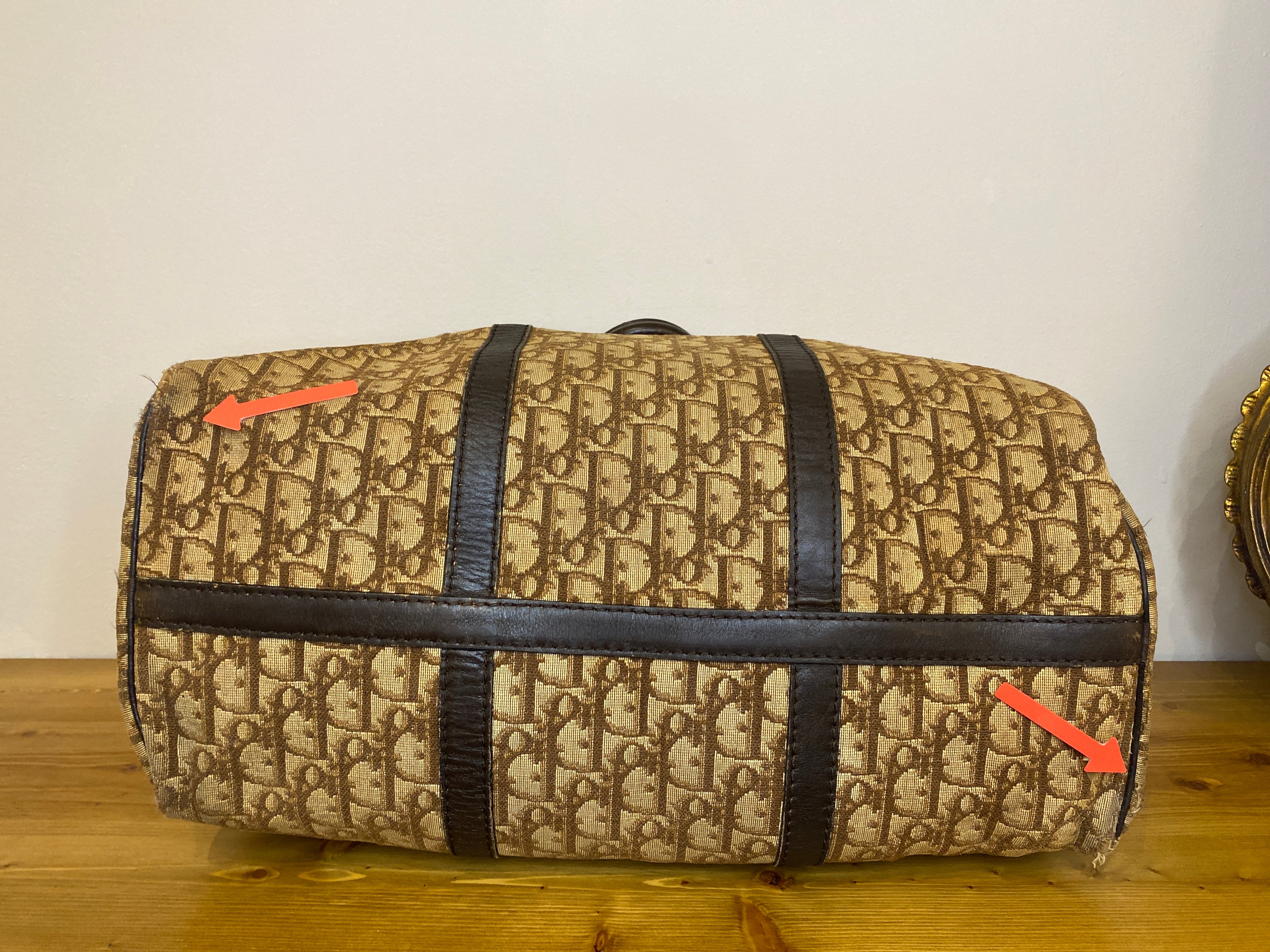 Bauletto in tela Dior