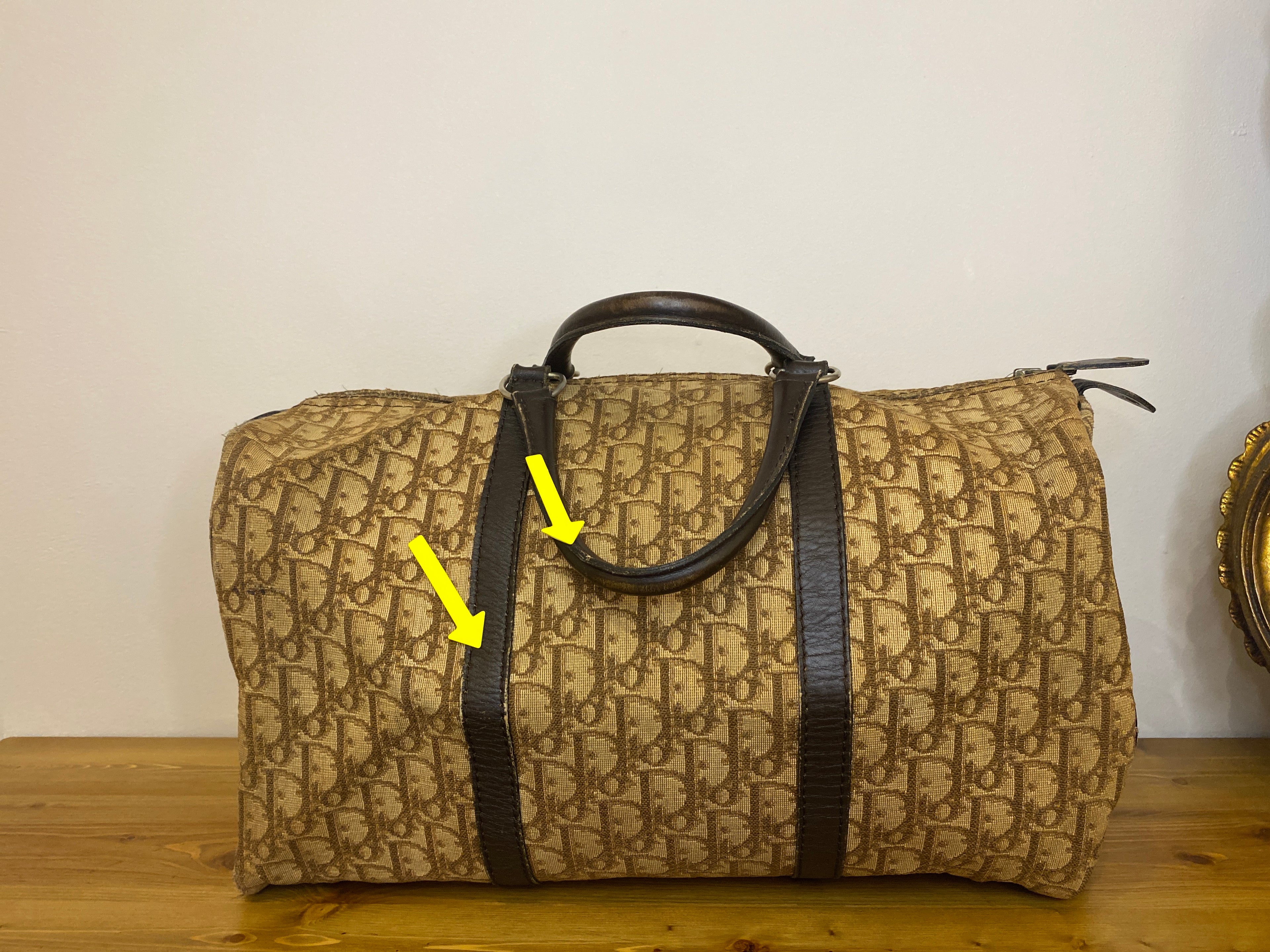 Bauletto in tela Dior