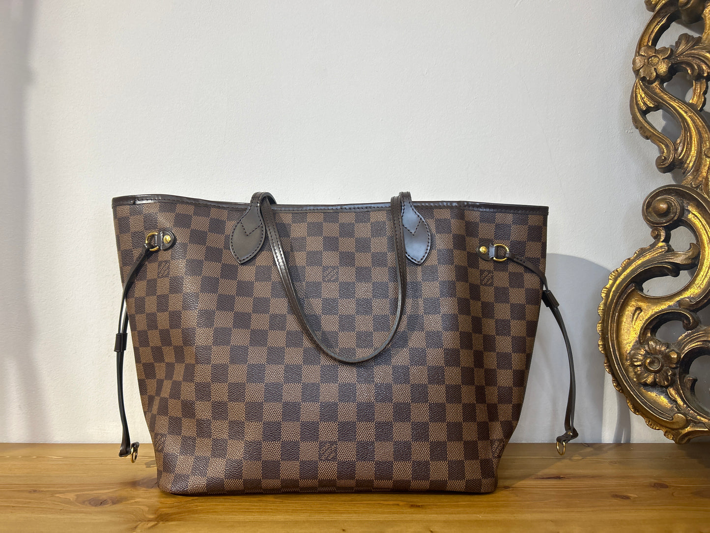 Borsa Louis Vuitton Neverfull MM Damier