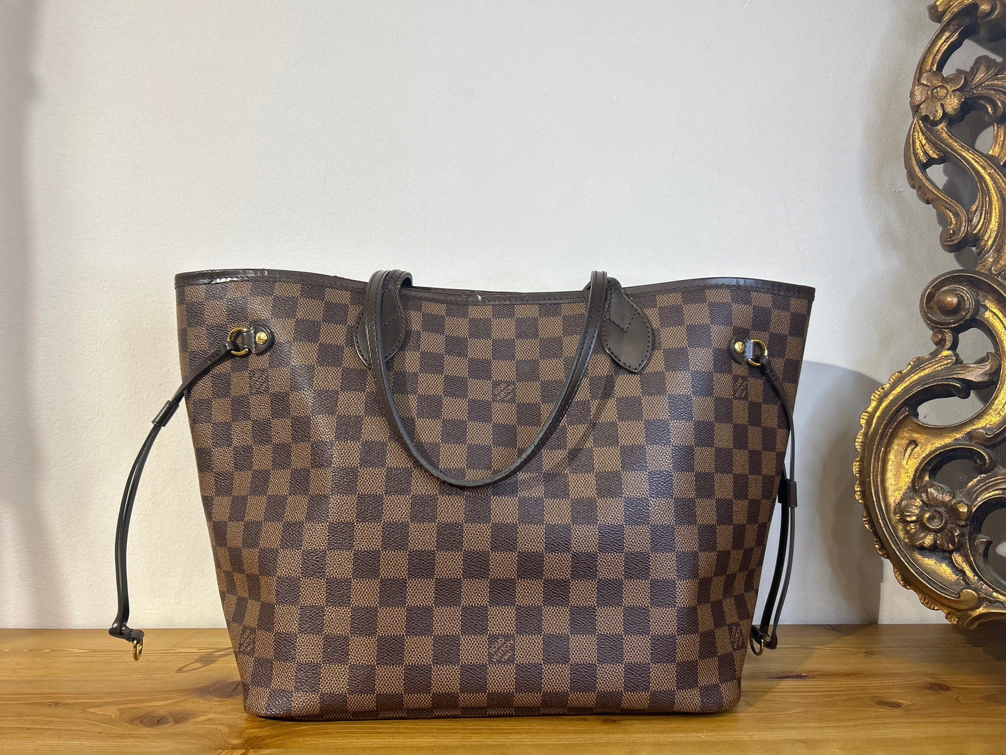 Borsa Louis Vuitton Neverfull MM Damier