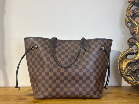 Borsa Louis Vuitton Neverfull MM Damier